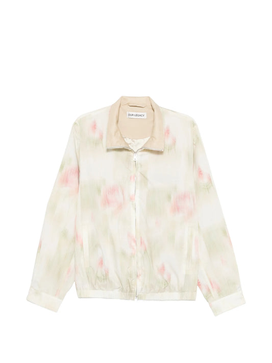 Casino flower-print ripstop jacket