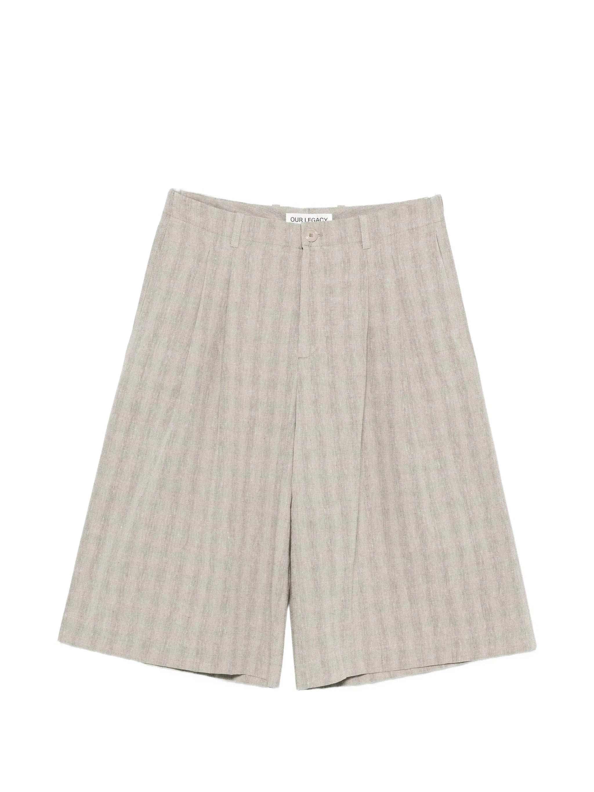 Split checked shorts