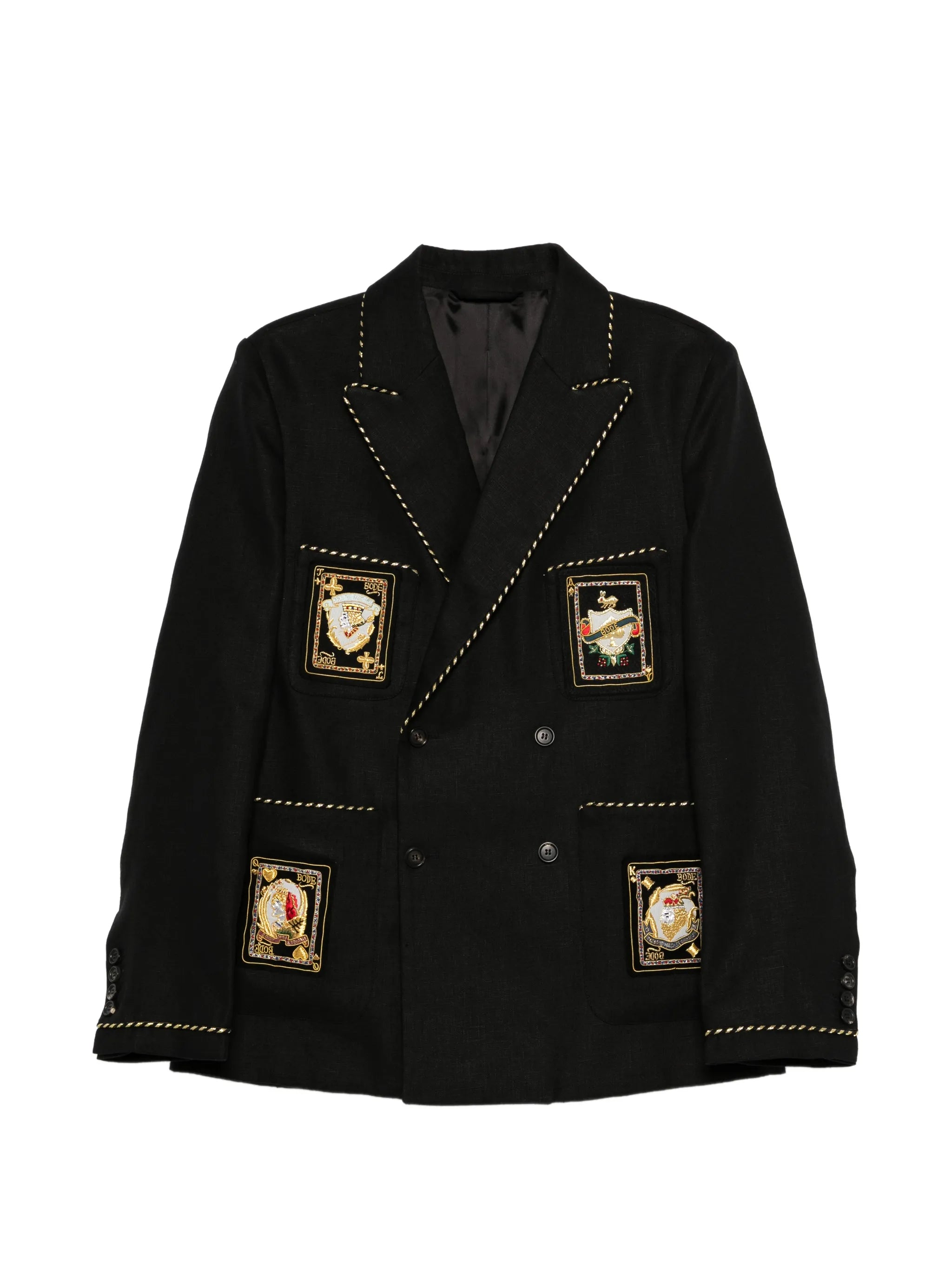 buttoned blazer