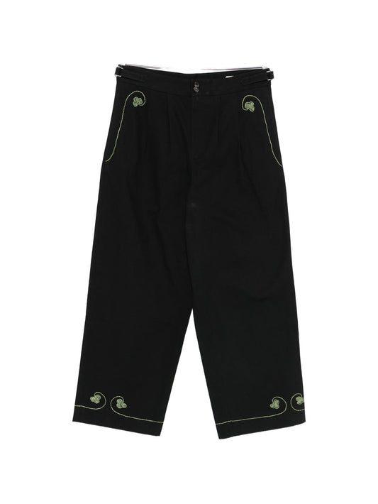 Lucky Draw embroidered trousers