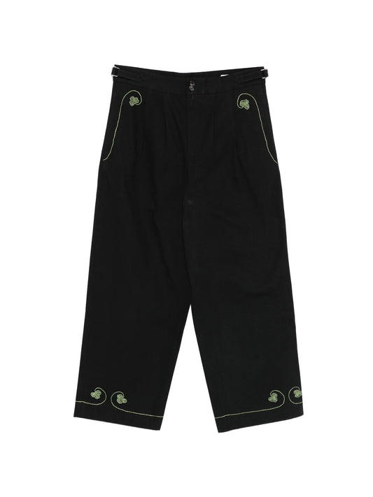 Lucky Draw embroidered trousers