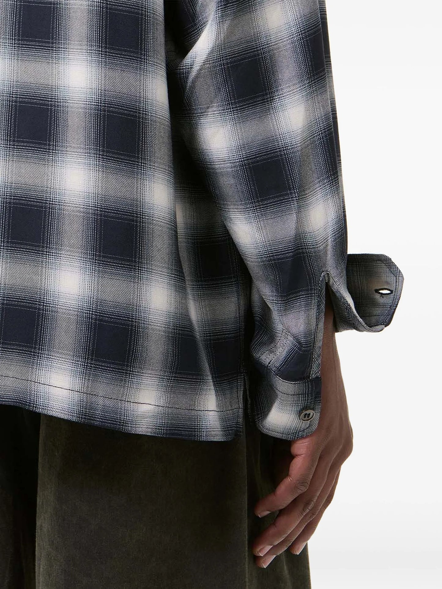 Every check-pattern button-down cotton shirt
