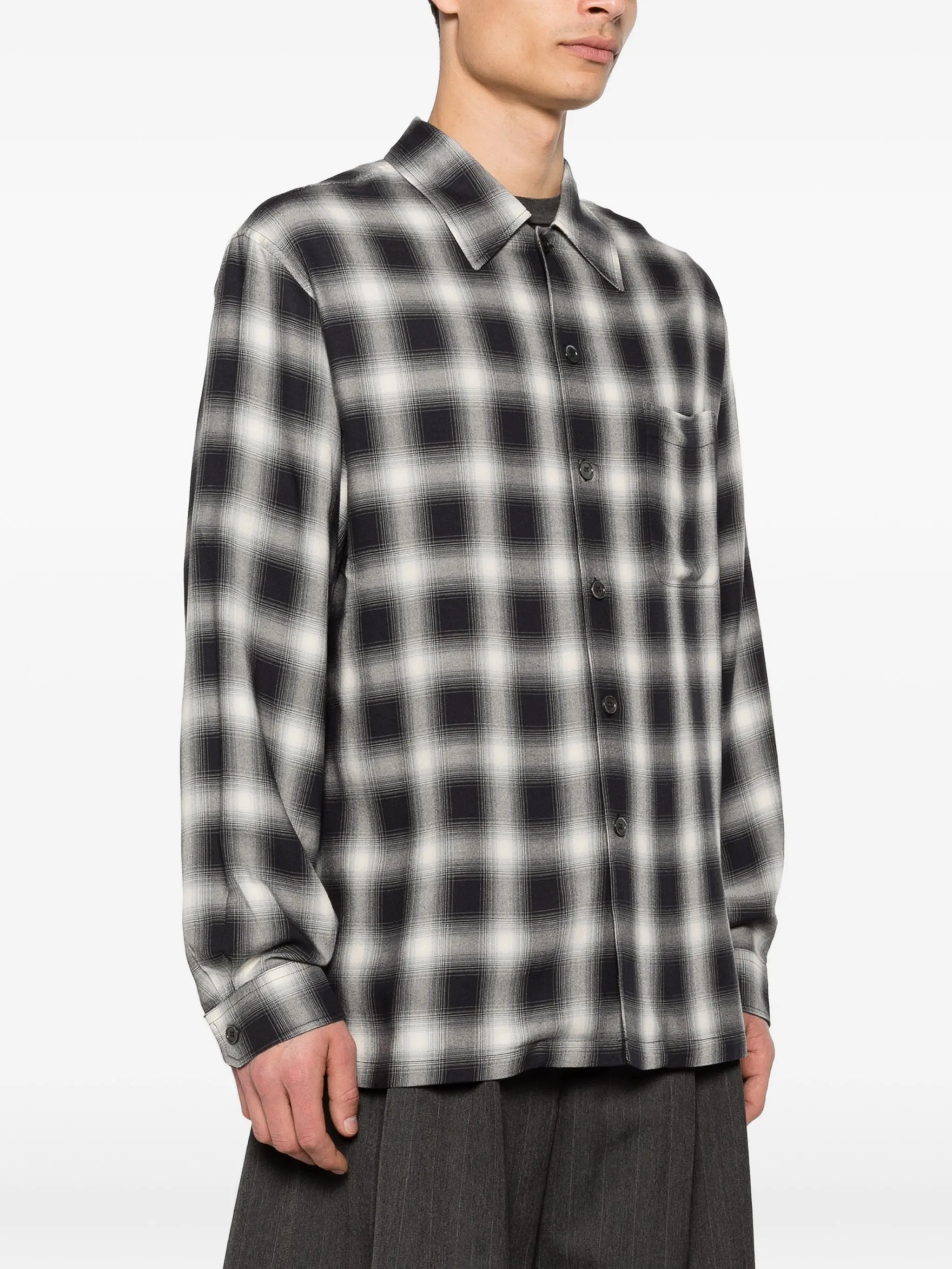 Every check-pattern button-down shirt