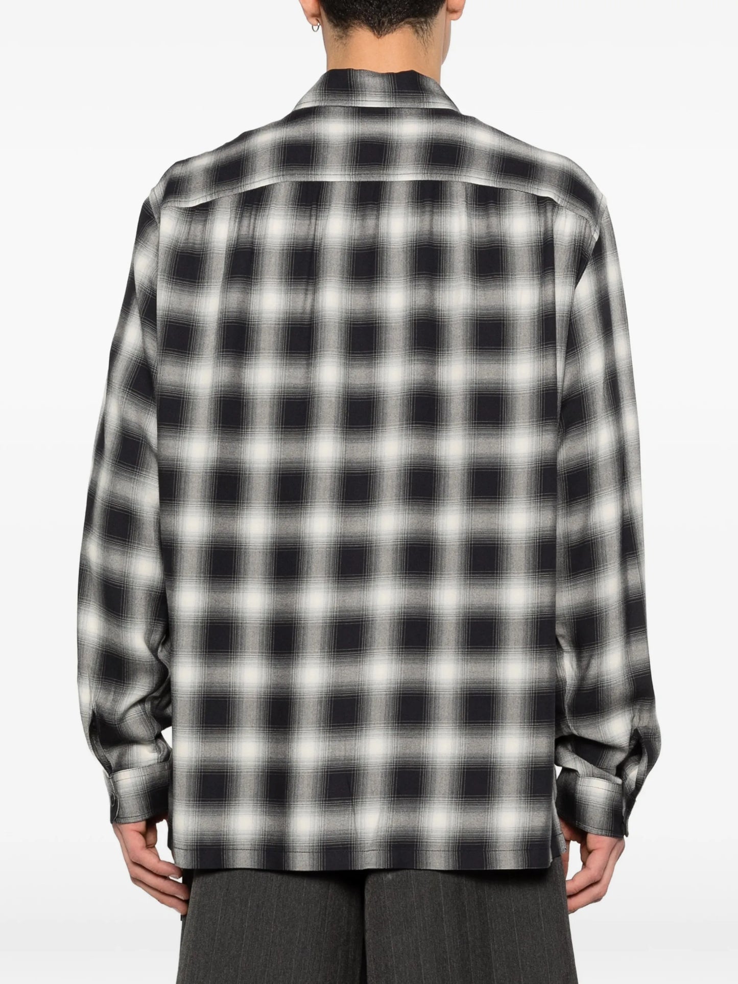 Every check-pattern button-down cotton shirt