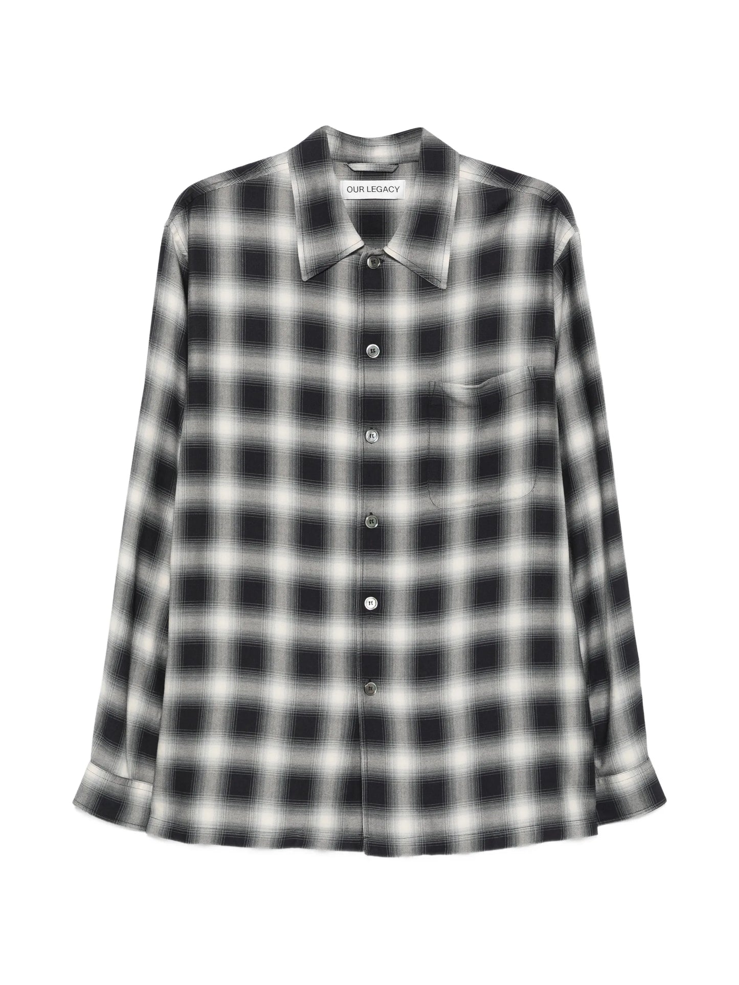 Every check-pattern button-down cotton shirt