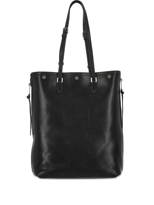 leather tote bag