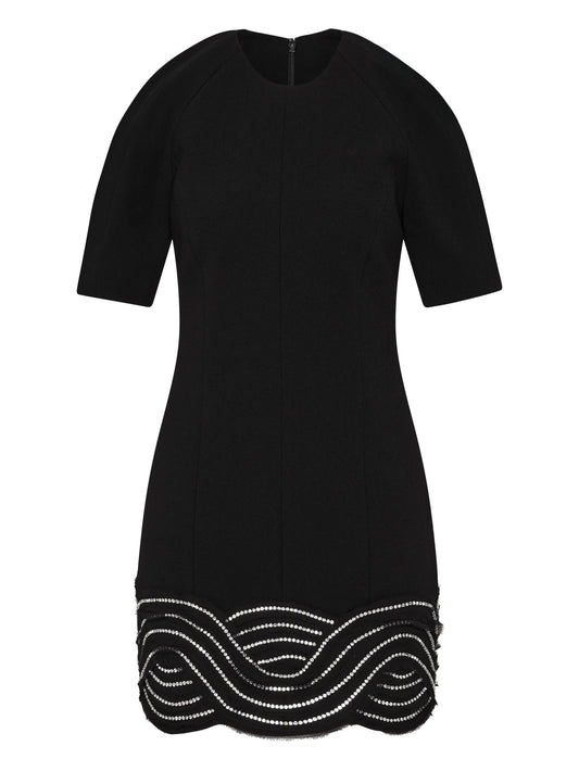 Bellatrix puff-sleeves mini dress