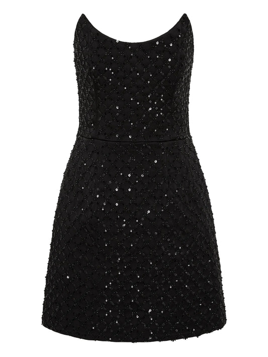 Neve sequin-embellished mini dress