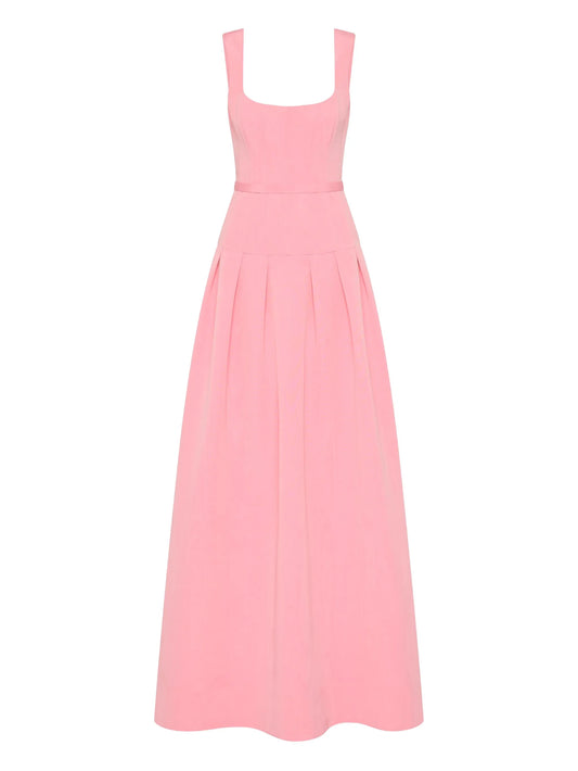 pleated amaro dress