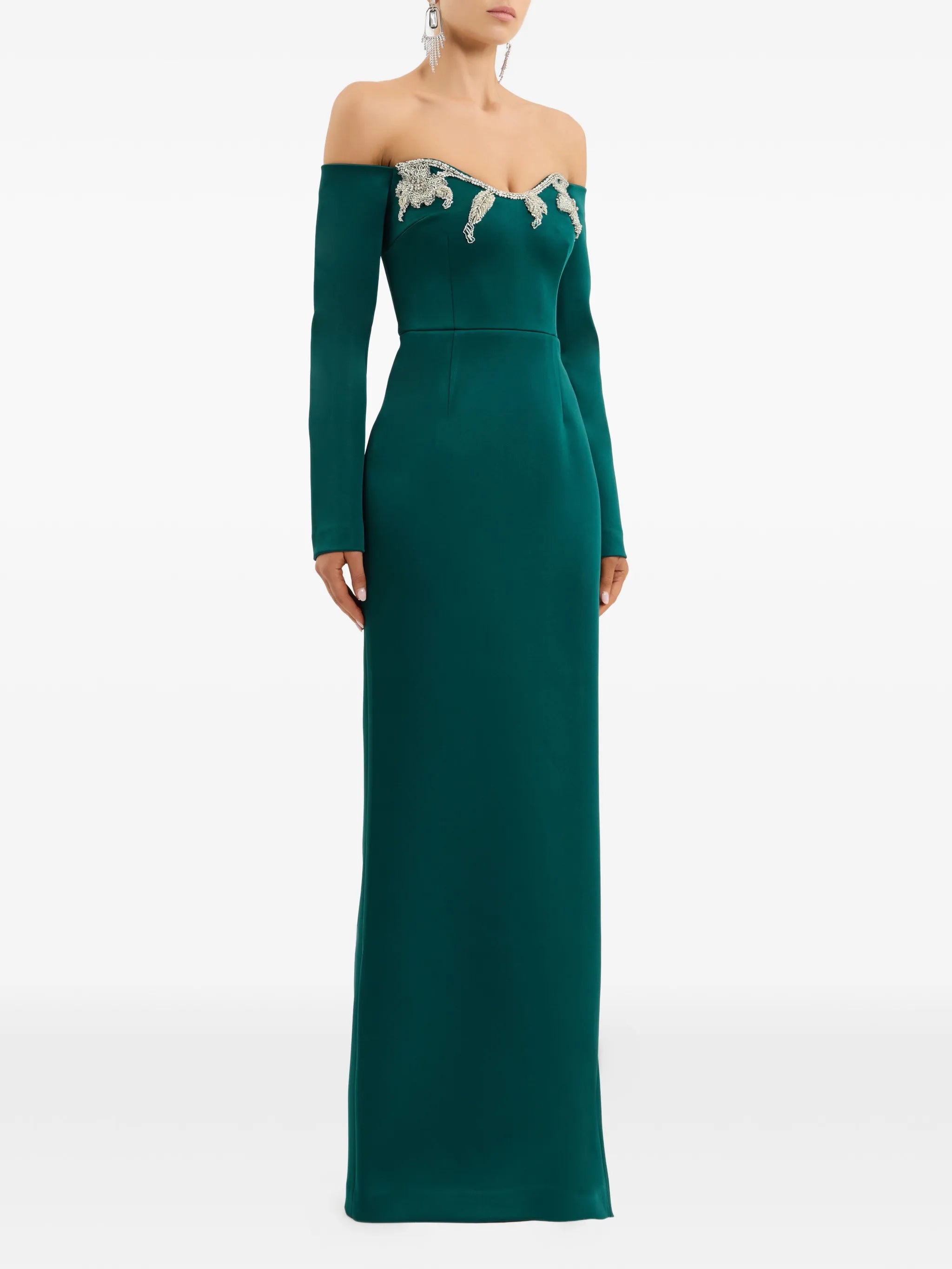 Ellerie strapless embellished maxi dress