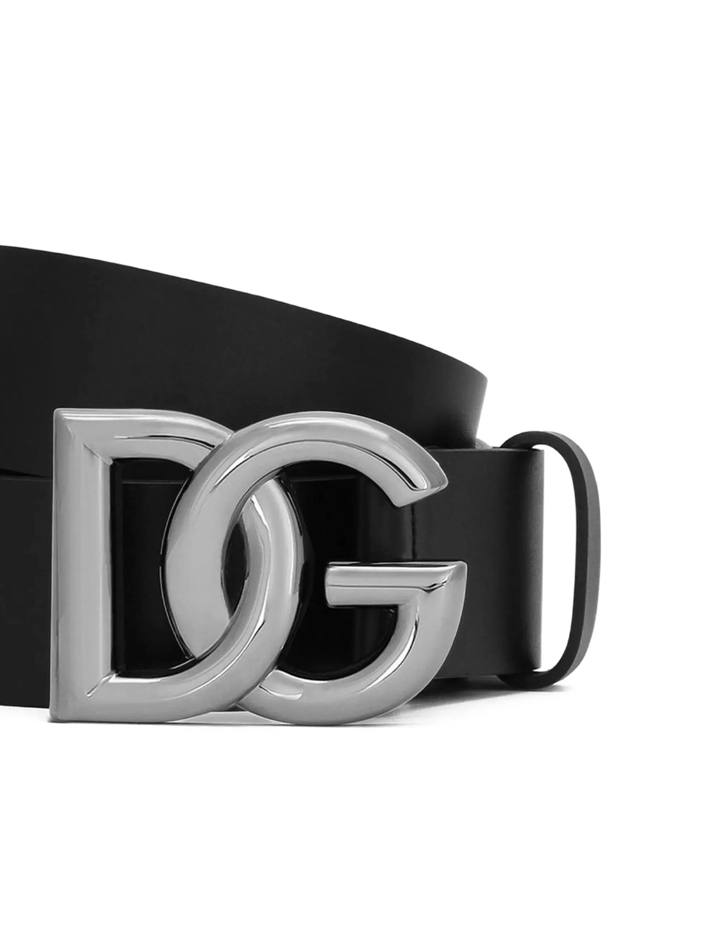DG logo leather belt