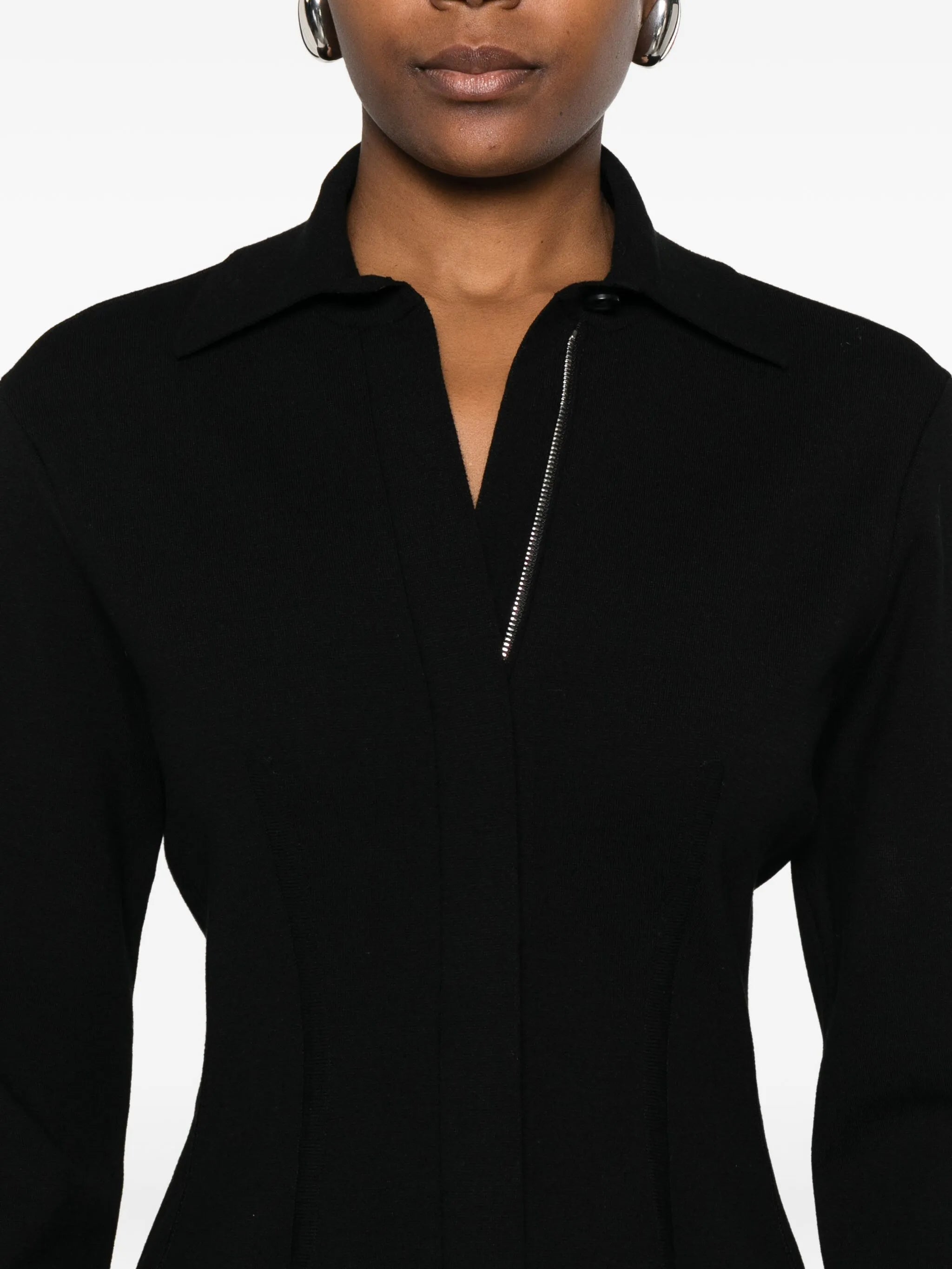 button-up cardigan