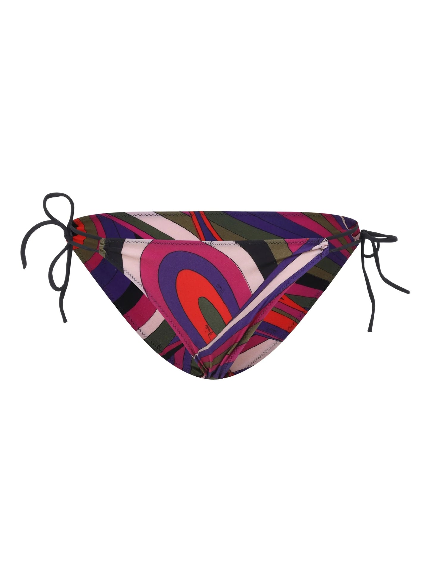 abstract-print tie-side bikini bottoms