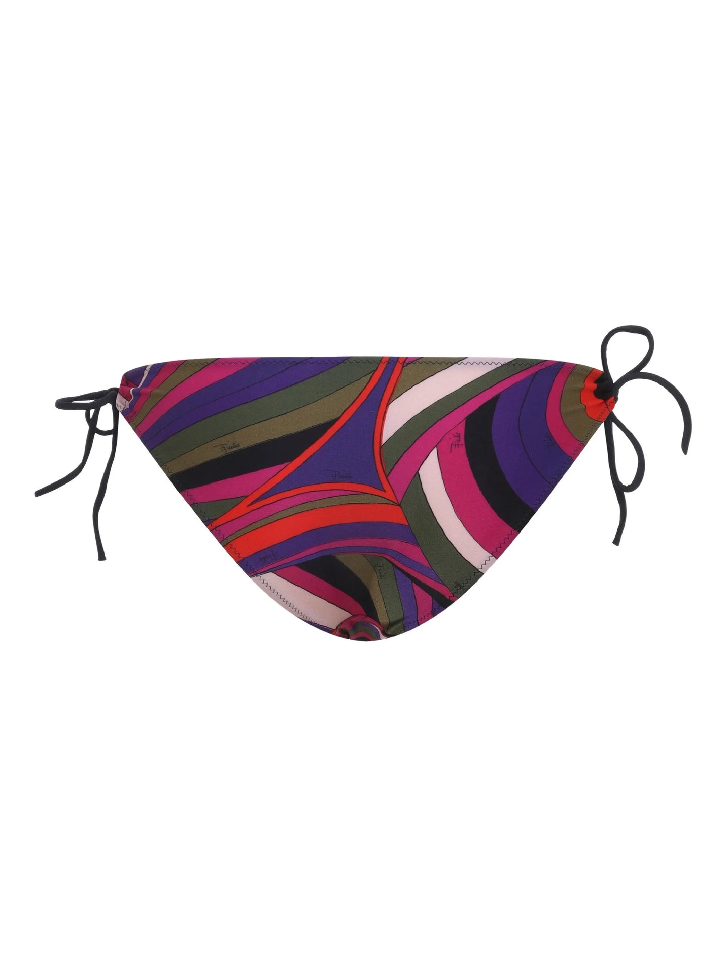 abstract-print tie-side bikini bottoms