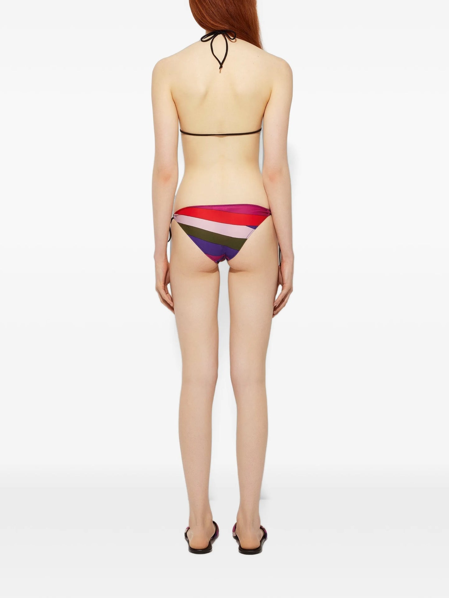 Iride-print bikini bottom
