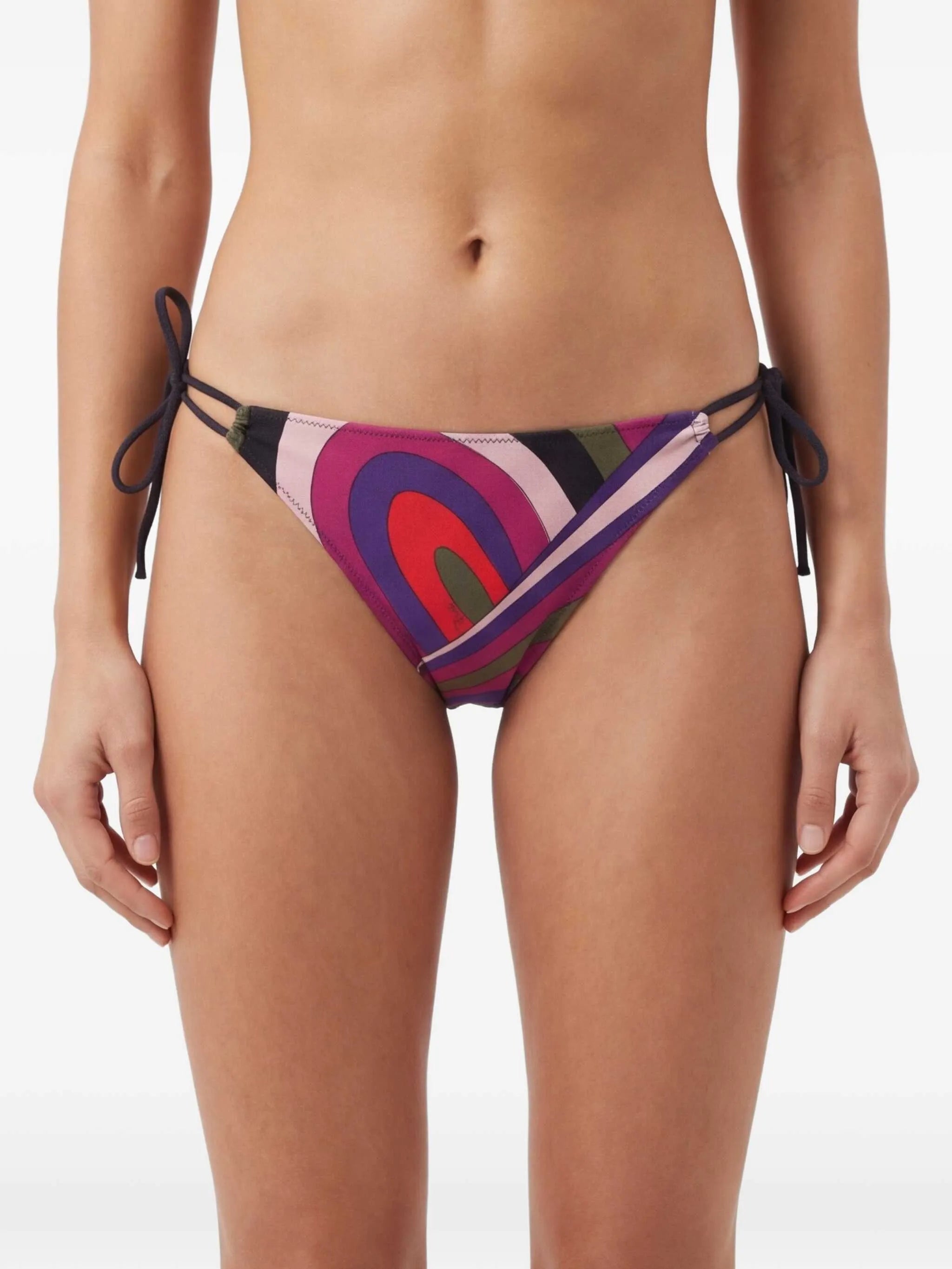Iride-print bikini bottom