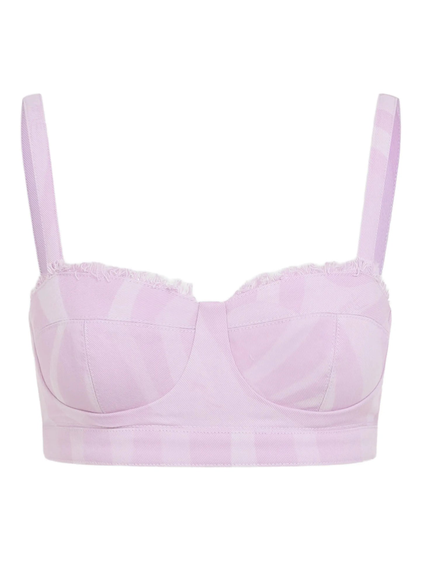 sweetheart-neck cotton top