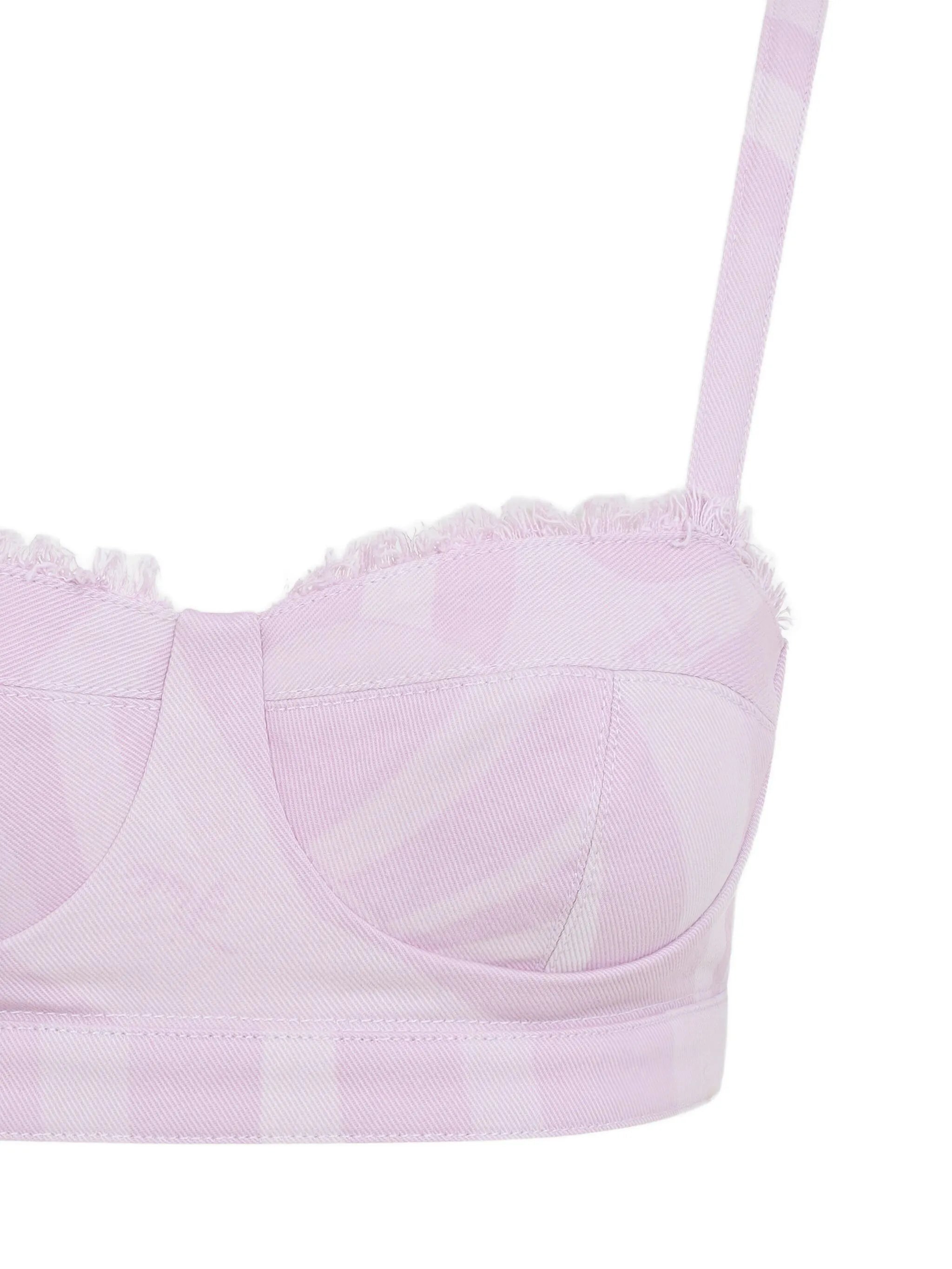 sweetheart-neck cotton top