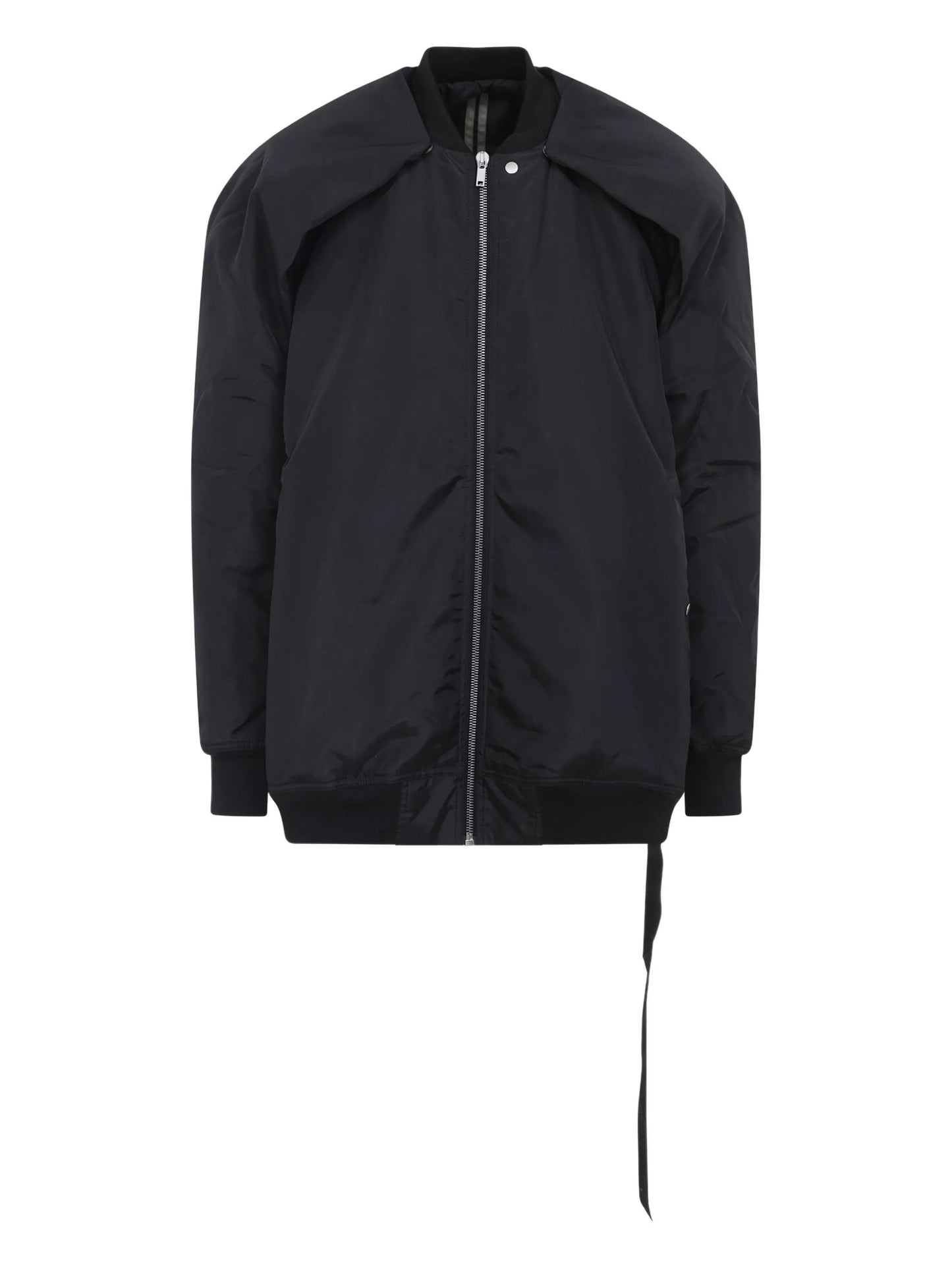 padded zip-front bomber jacket