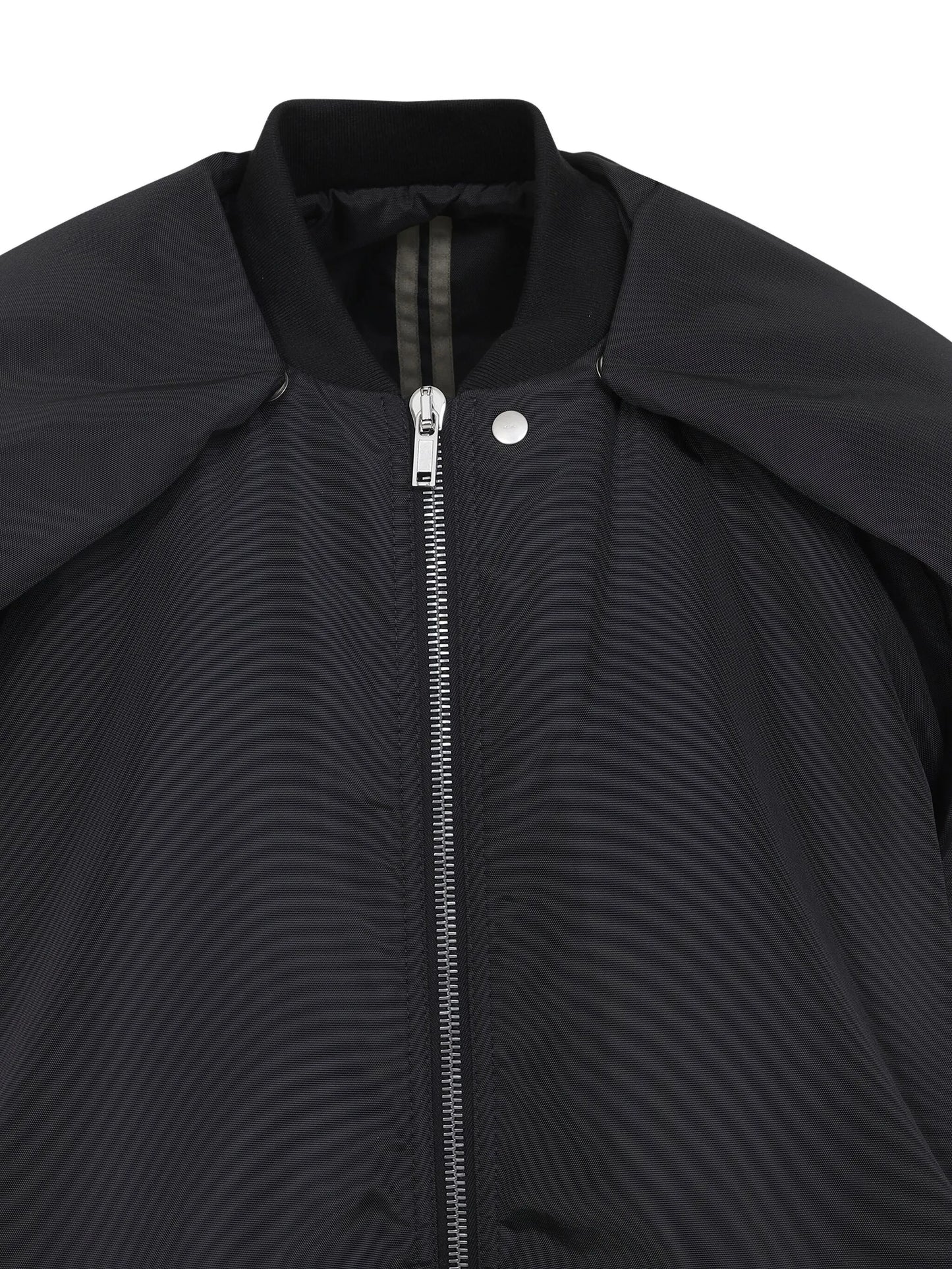 padded zip-front bomber jacket