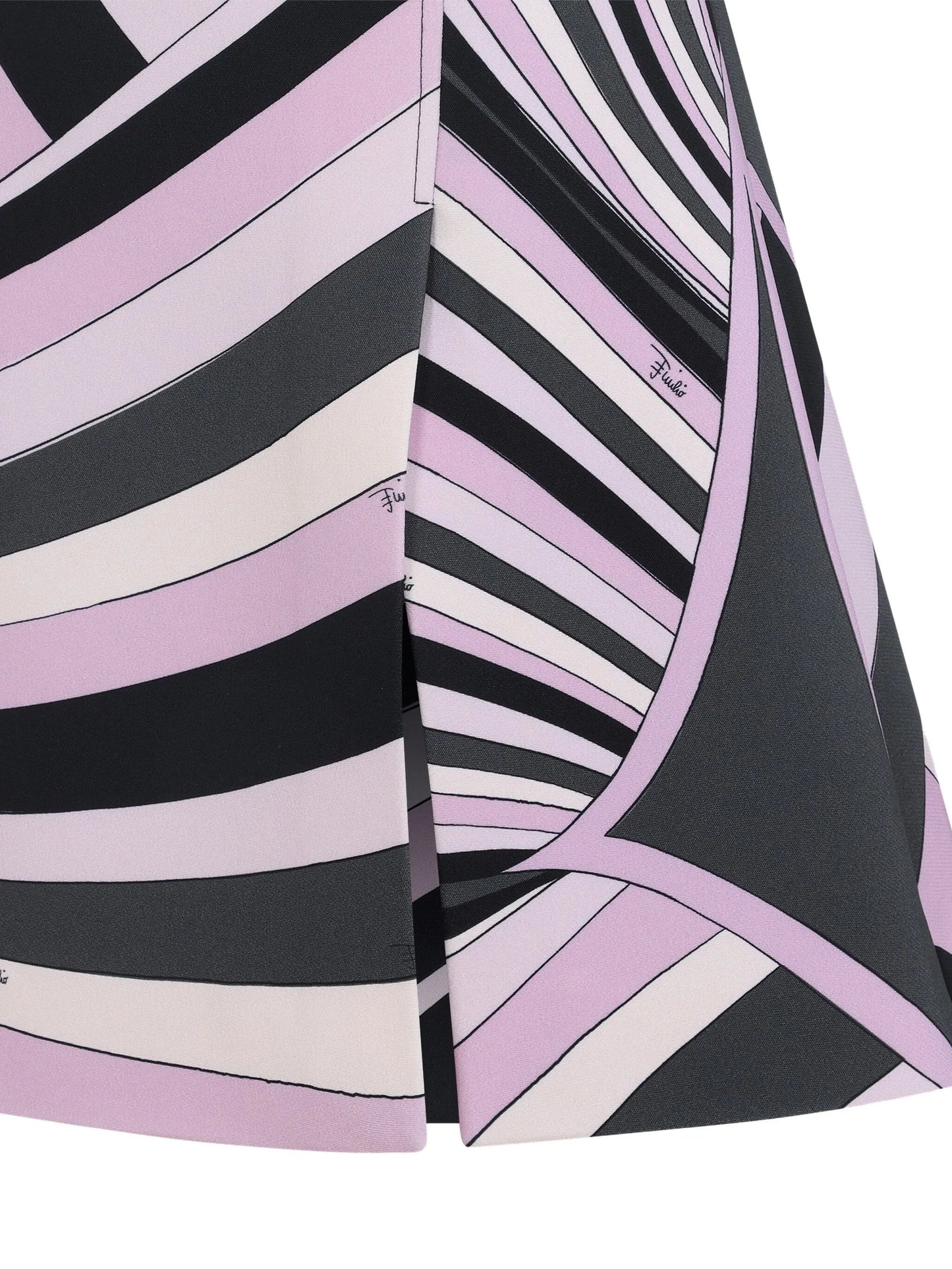 abstract-print sleeveless dress