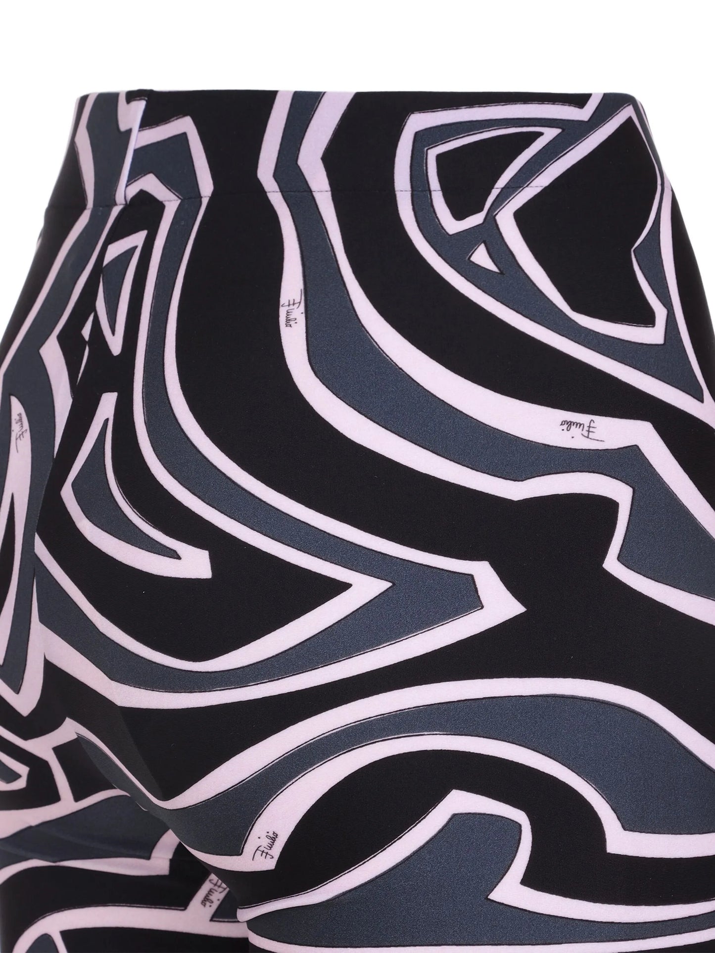 abstract-print leggings