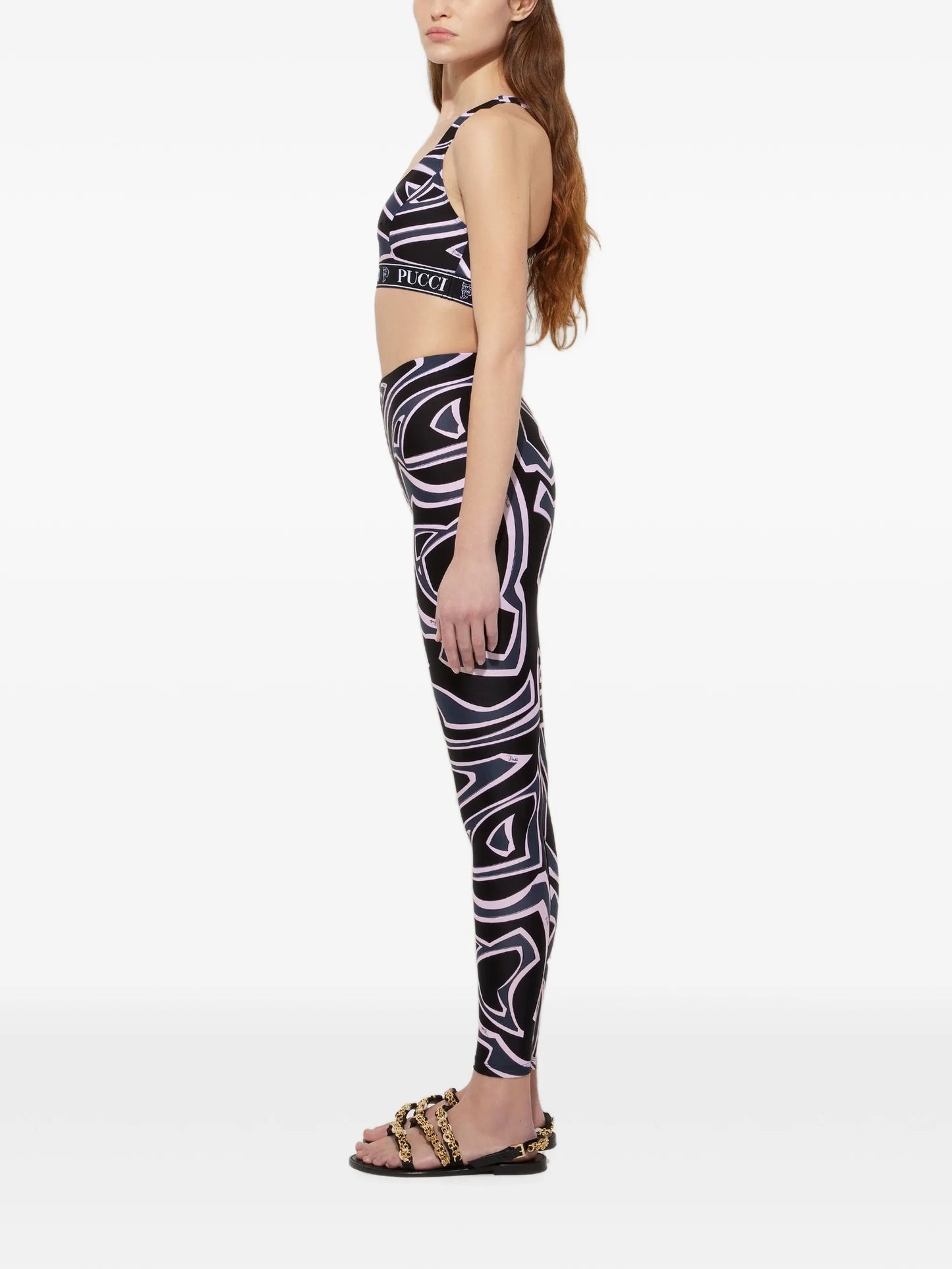 Labirinto-print leggings