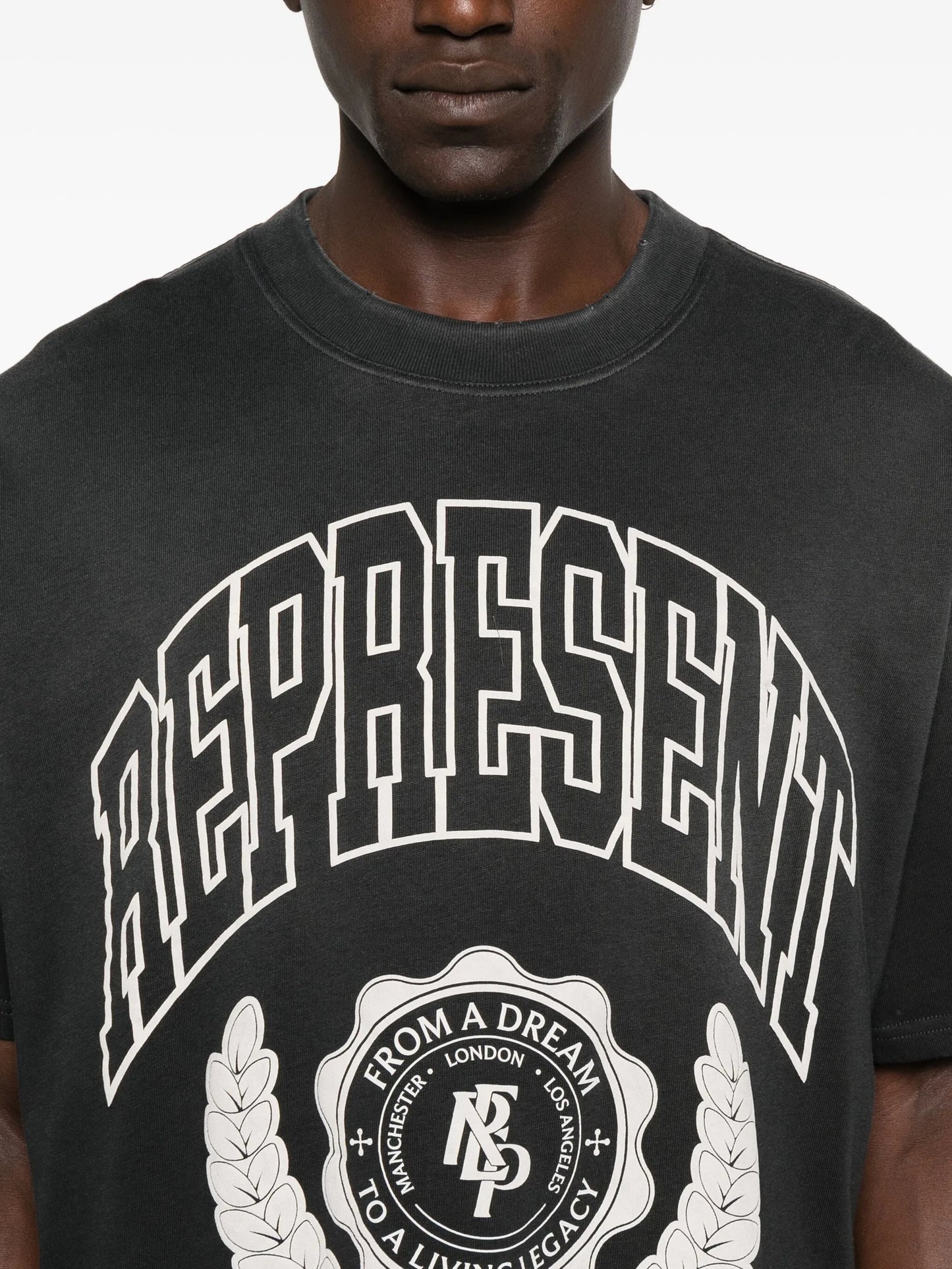 graphic-print crew-neck T-shirt