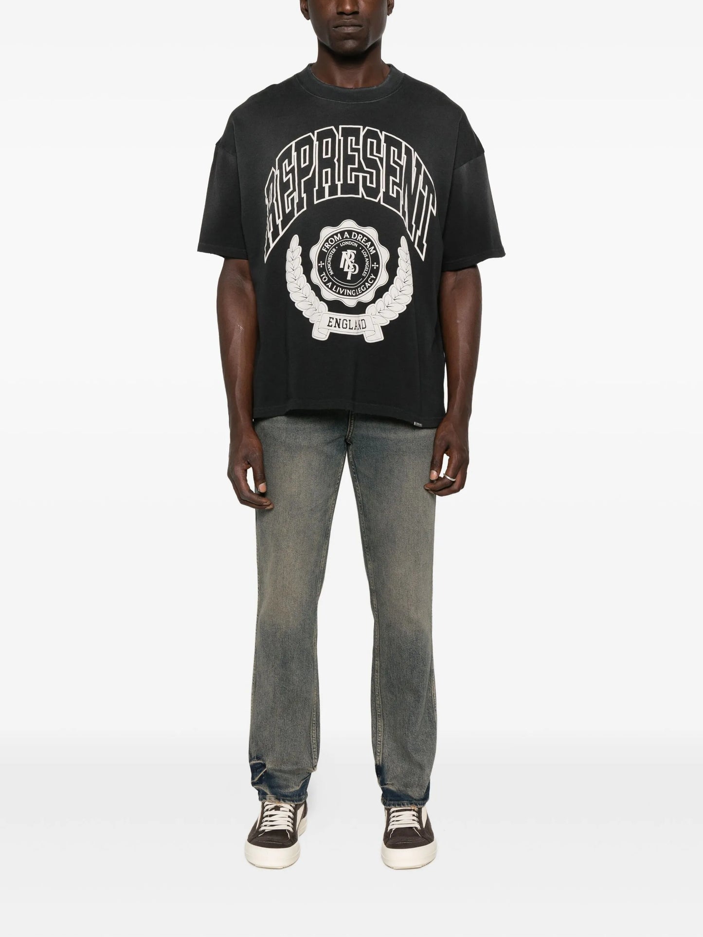 graphic-print crew-neck T-shirt