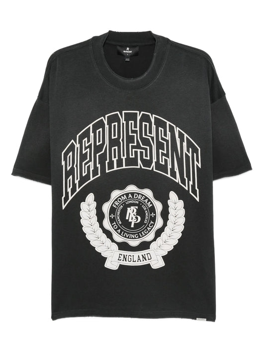 graphic-print crew-neck T-shirt