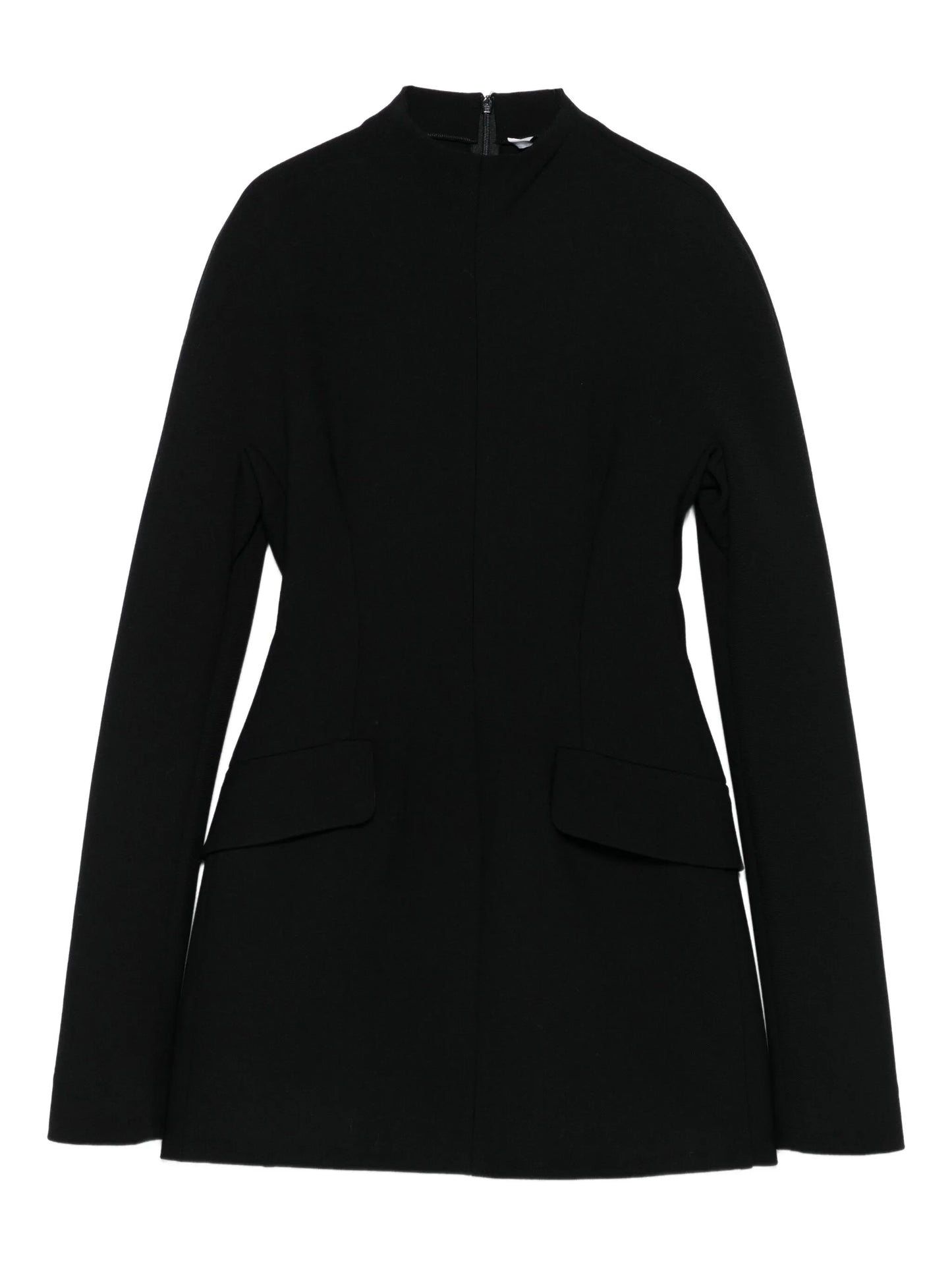 long-sleeve mini dress