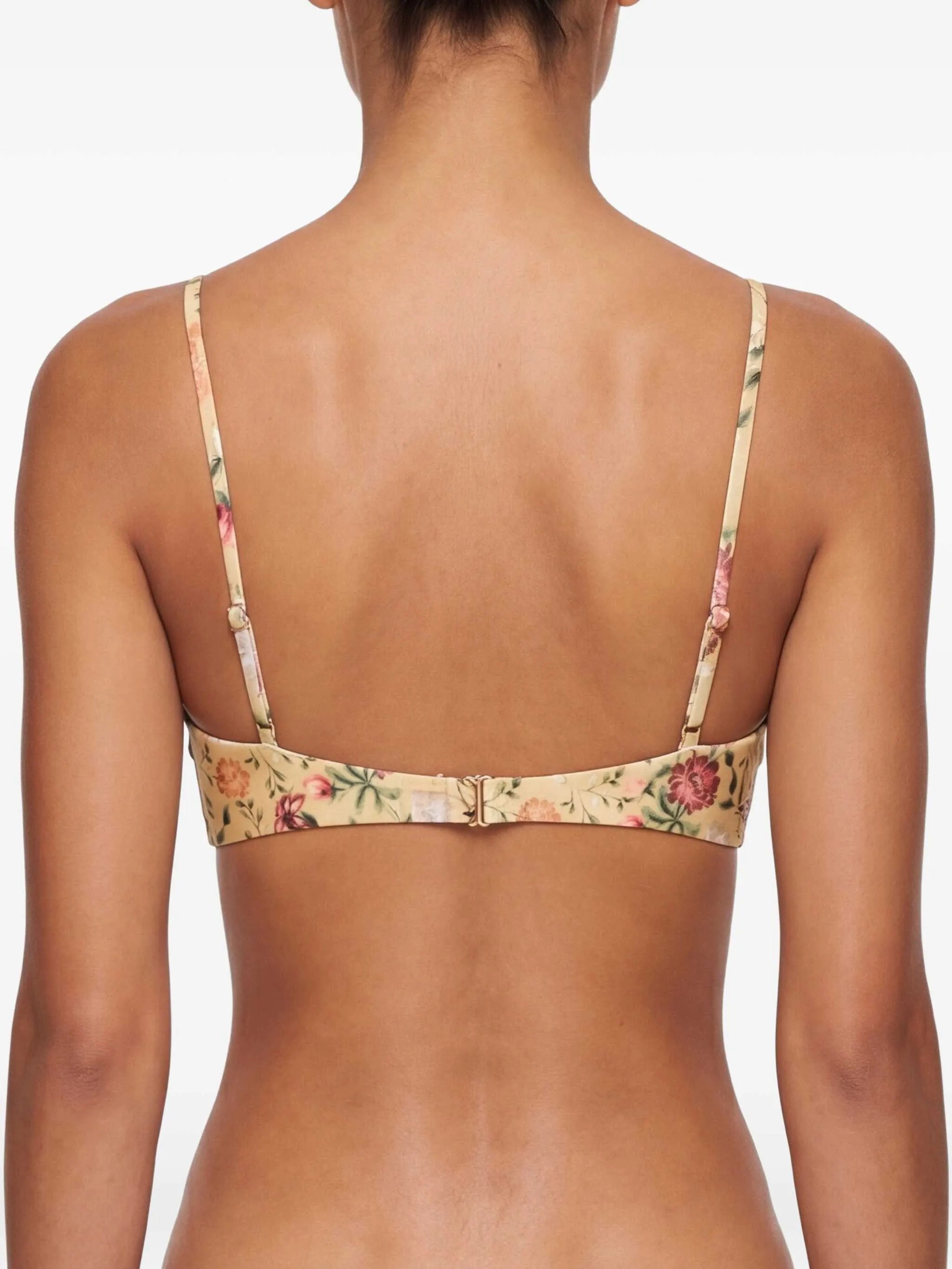 floral bikini top