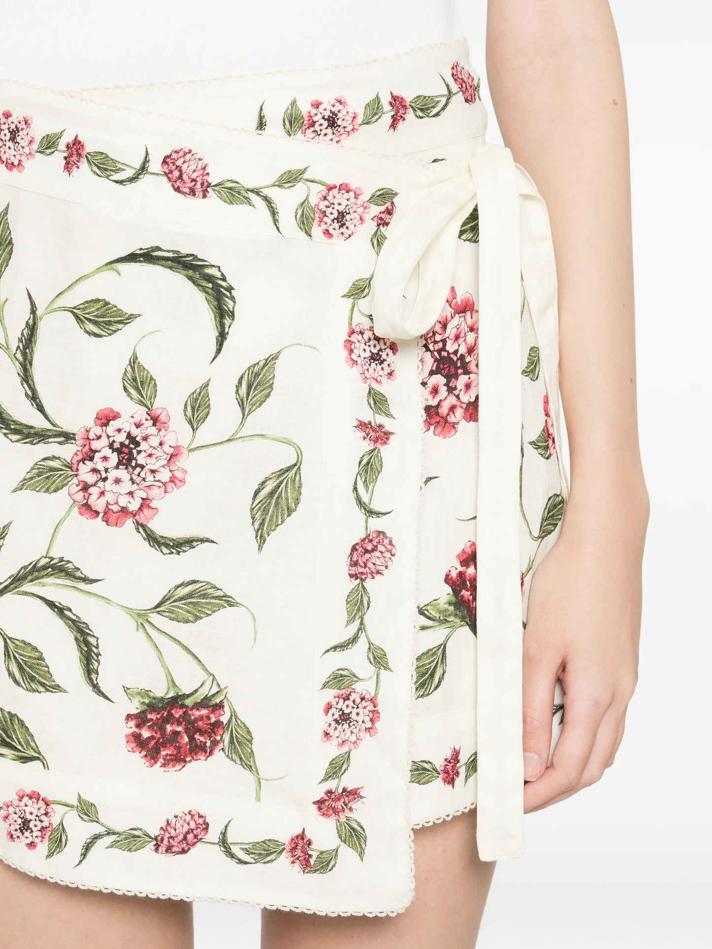 Luna floral skirt