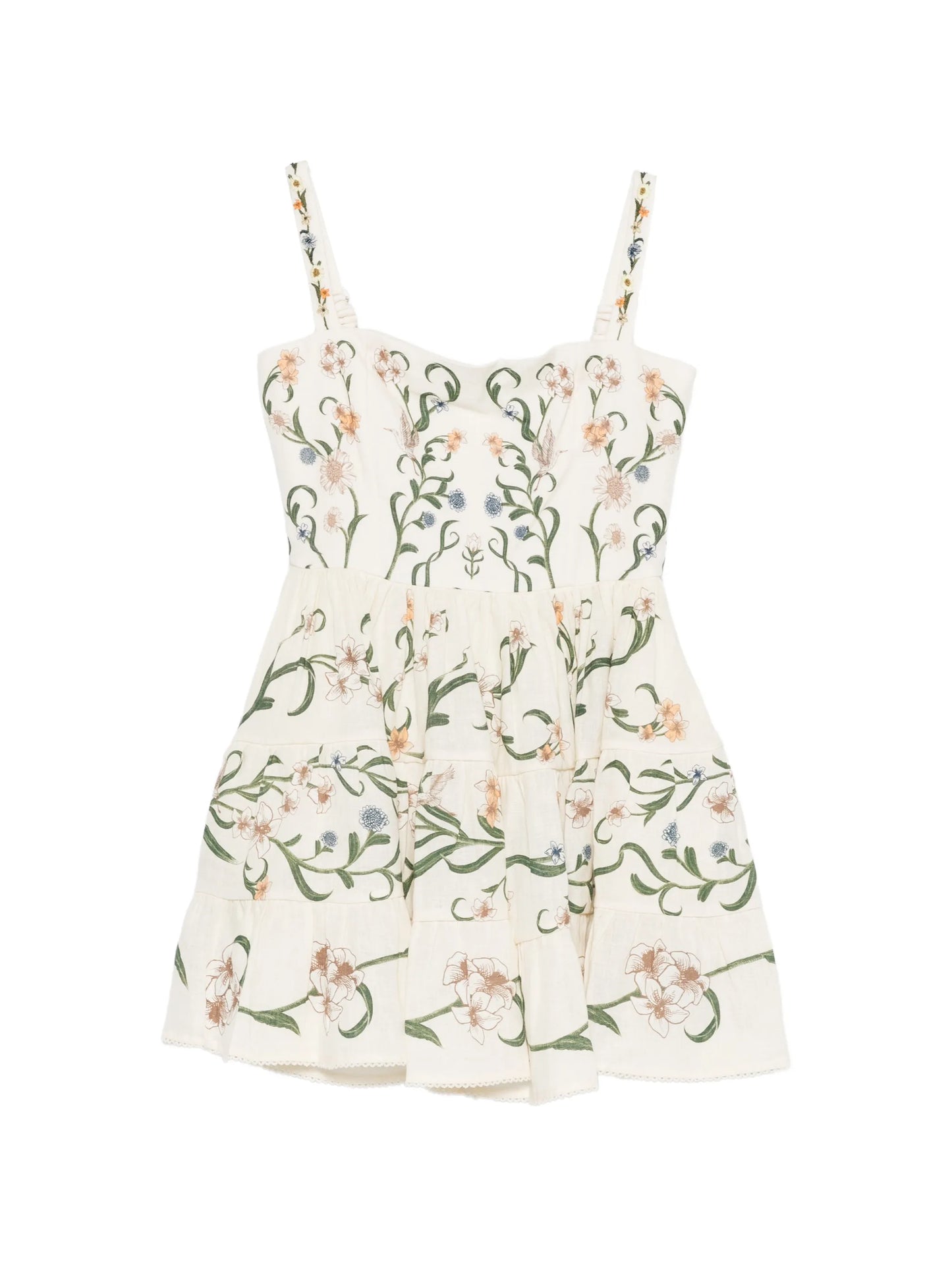 Lima floral-print mini dress