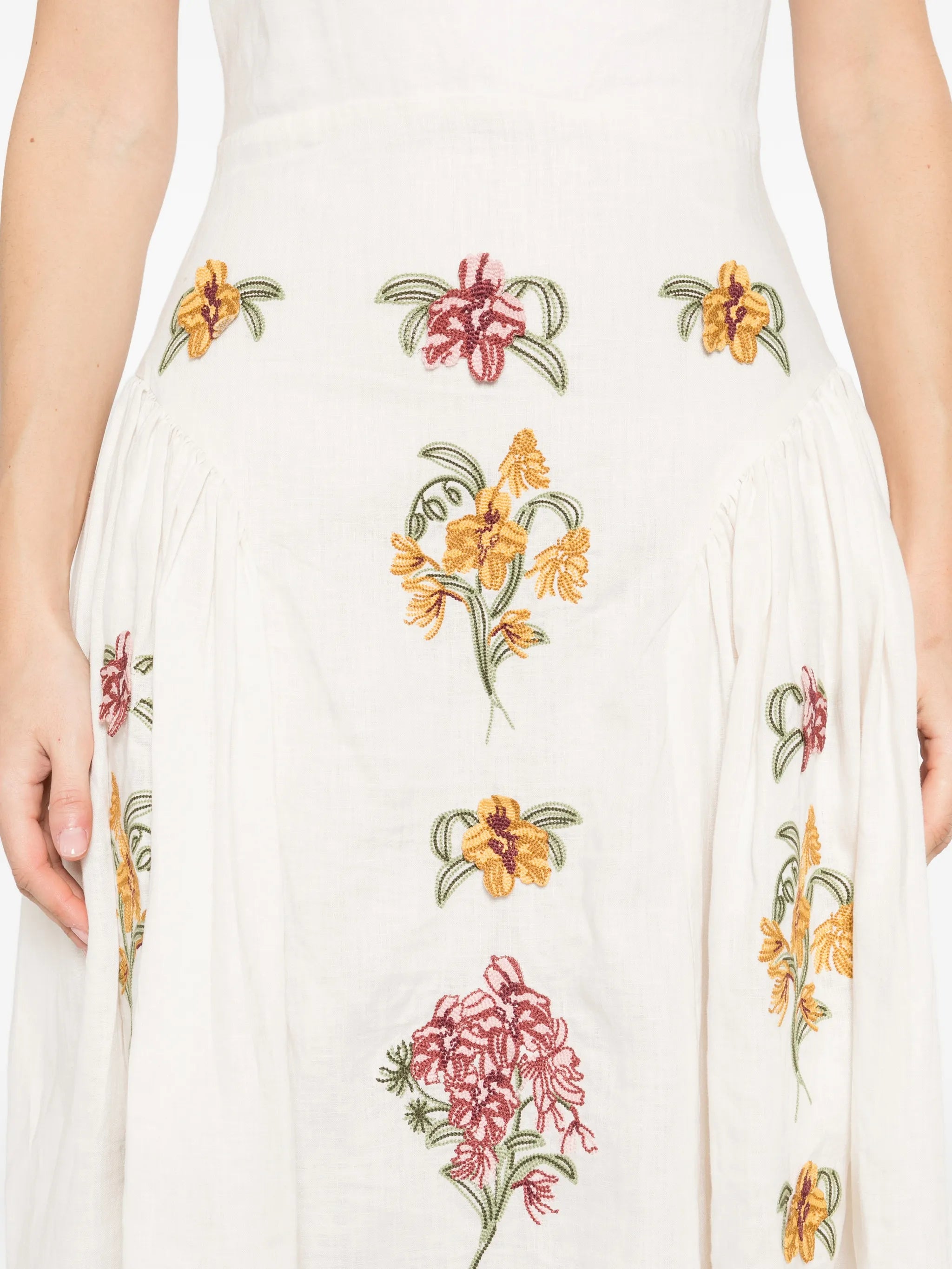 Balsa Cordillera halterneck midi dress