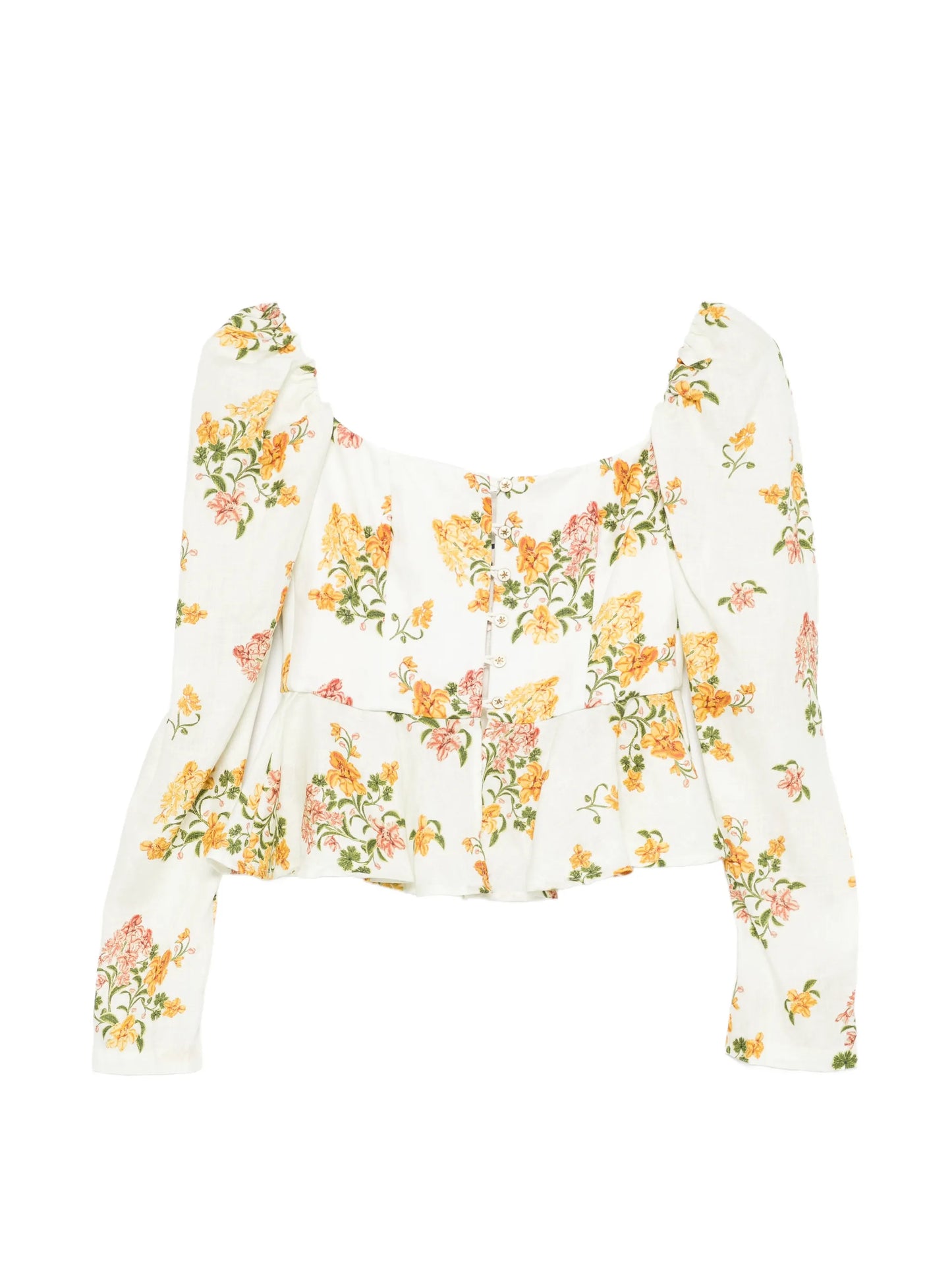 Bromelia Cordillera floral corset top