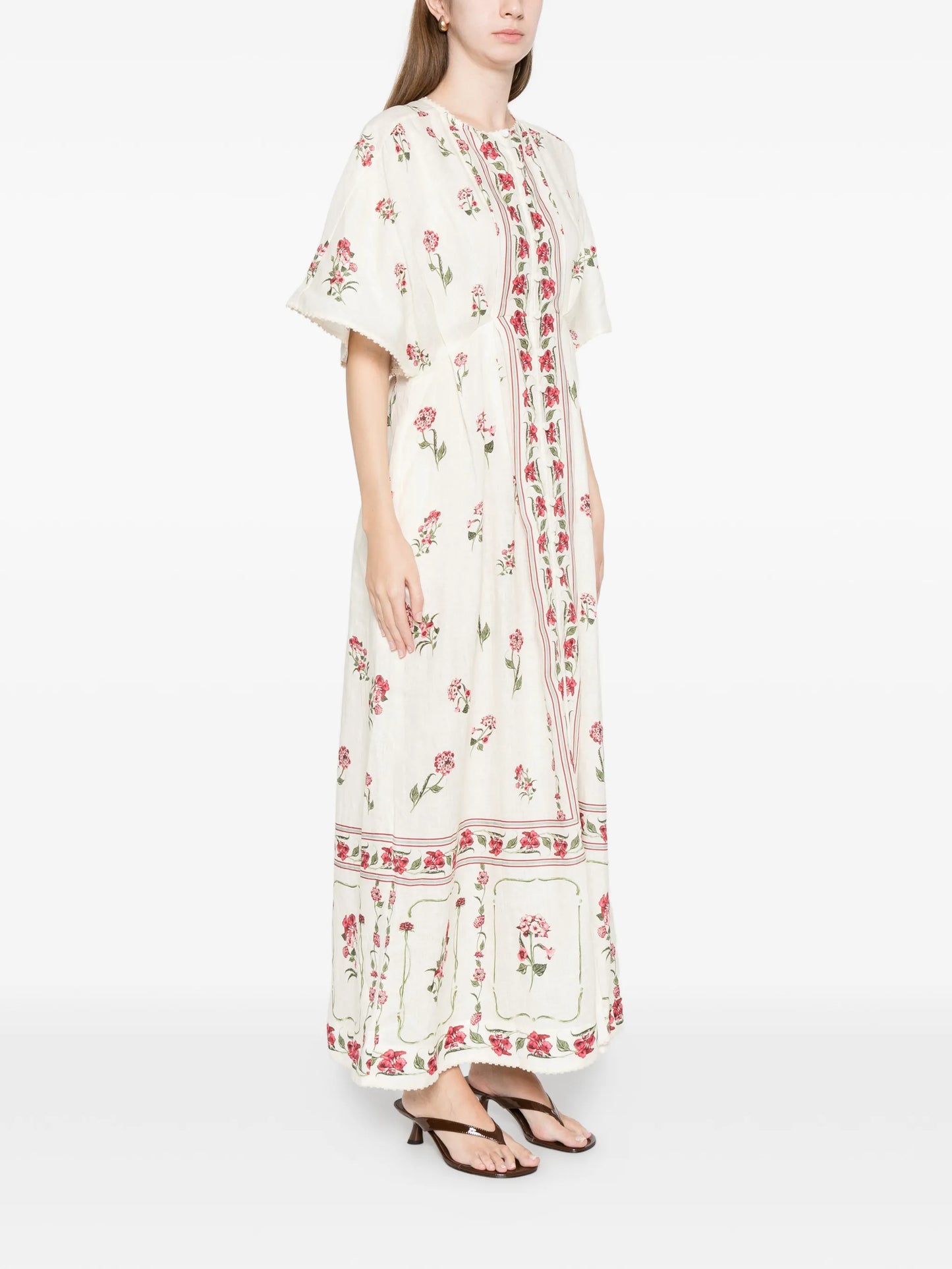 Gesto Quebrada floral maxi dress