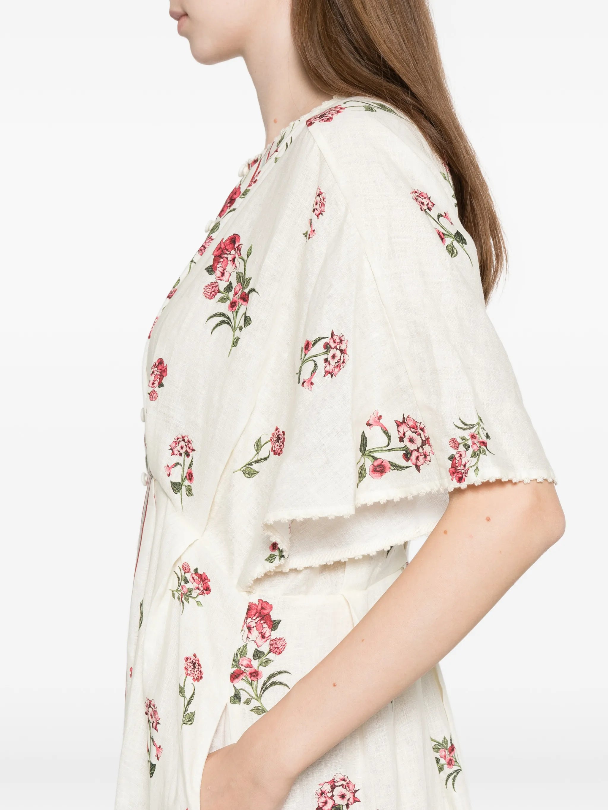 Gesto Quebrada floral maxi dress