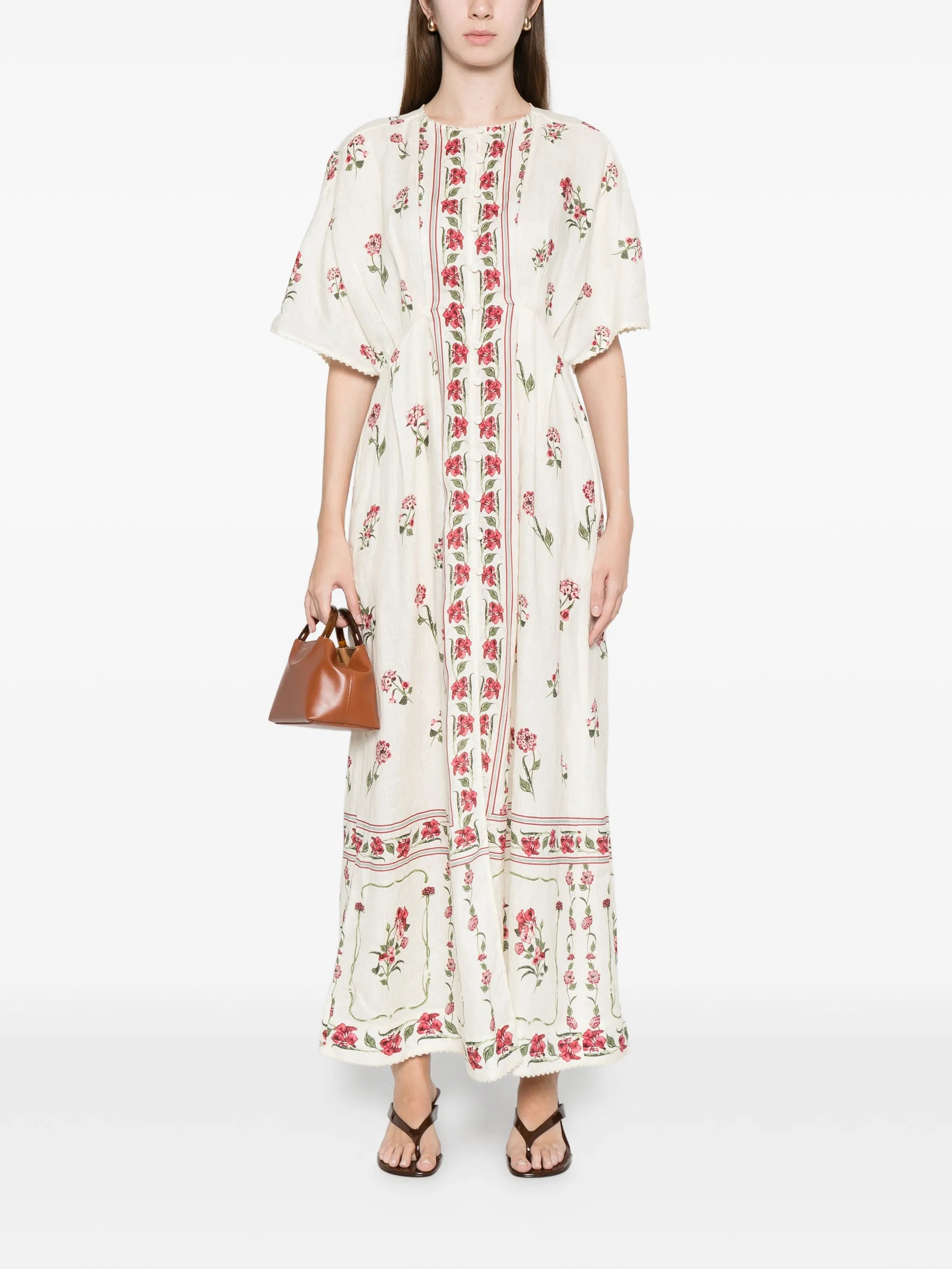 Gesto Quebrada floral maxi dress