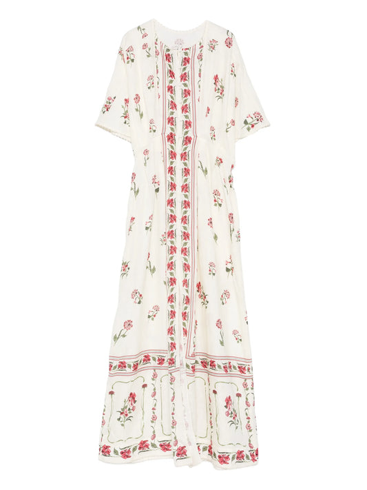 Gesto Quebrada floral maxi dress