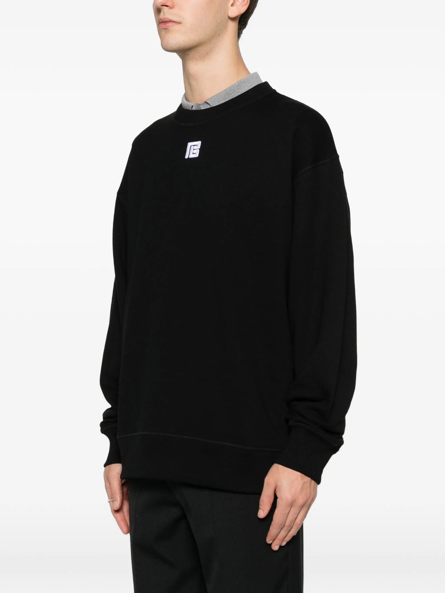 PB-embroidered sweatshirt