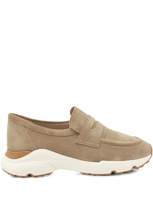 penny leather slip-on sneakers