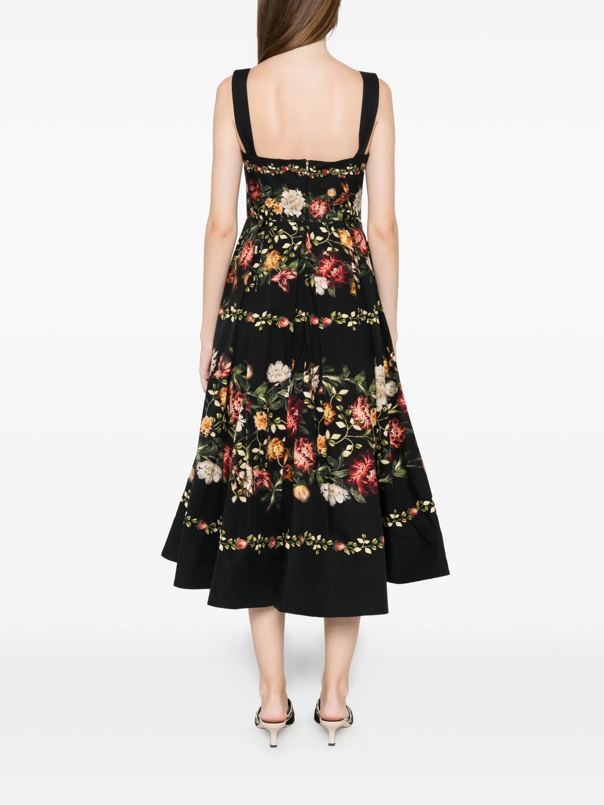 Alcaparra Paramo strappy floral dress