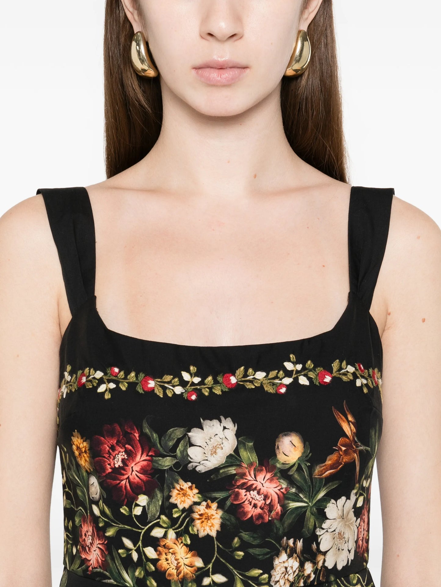Alcaparra Paramo strappy floral dress