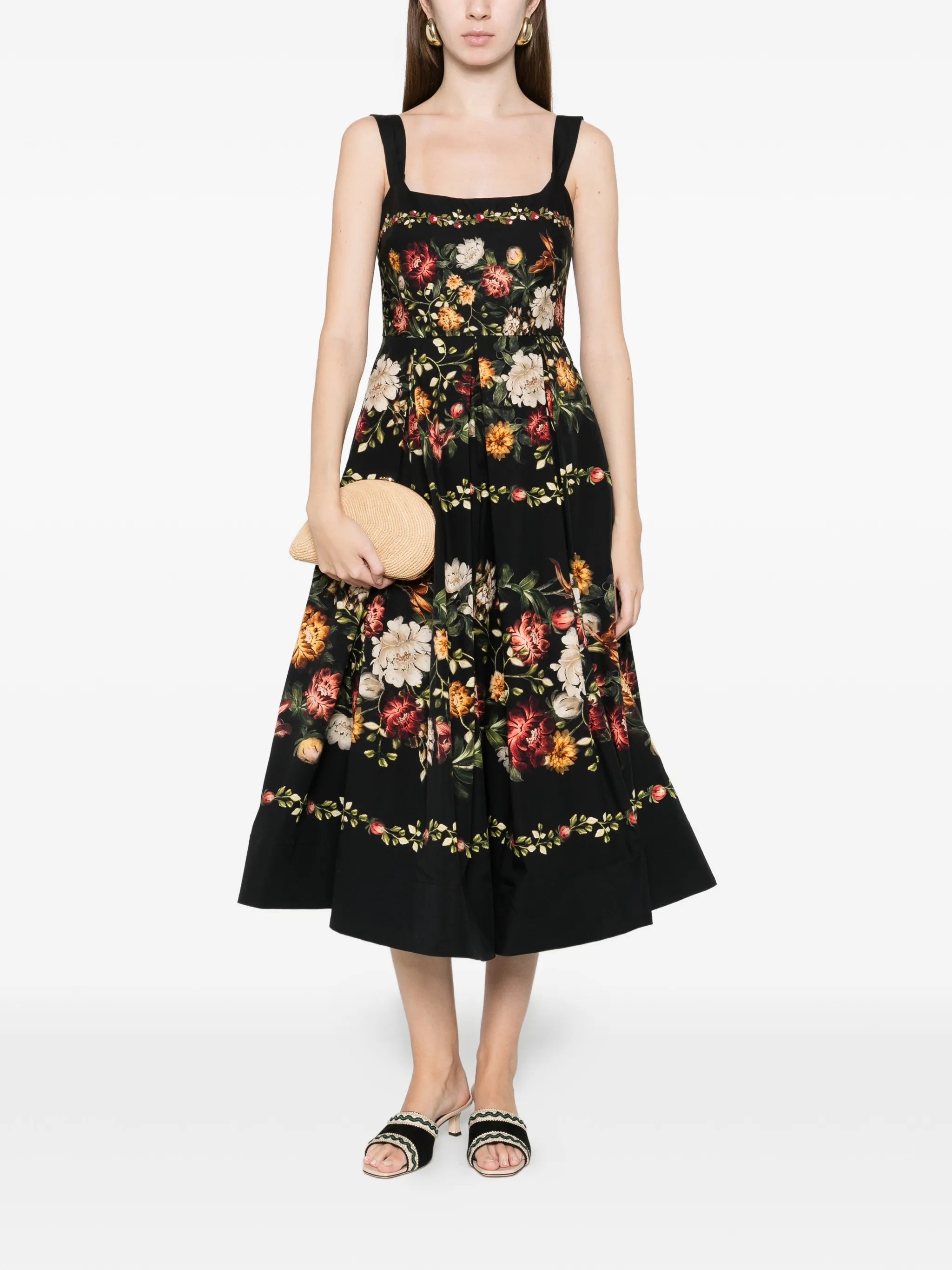 Alcaparra Paramo strappy floral dress