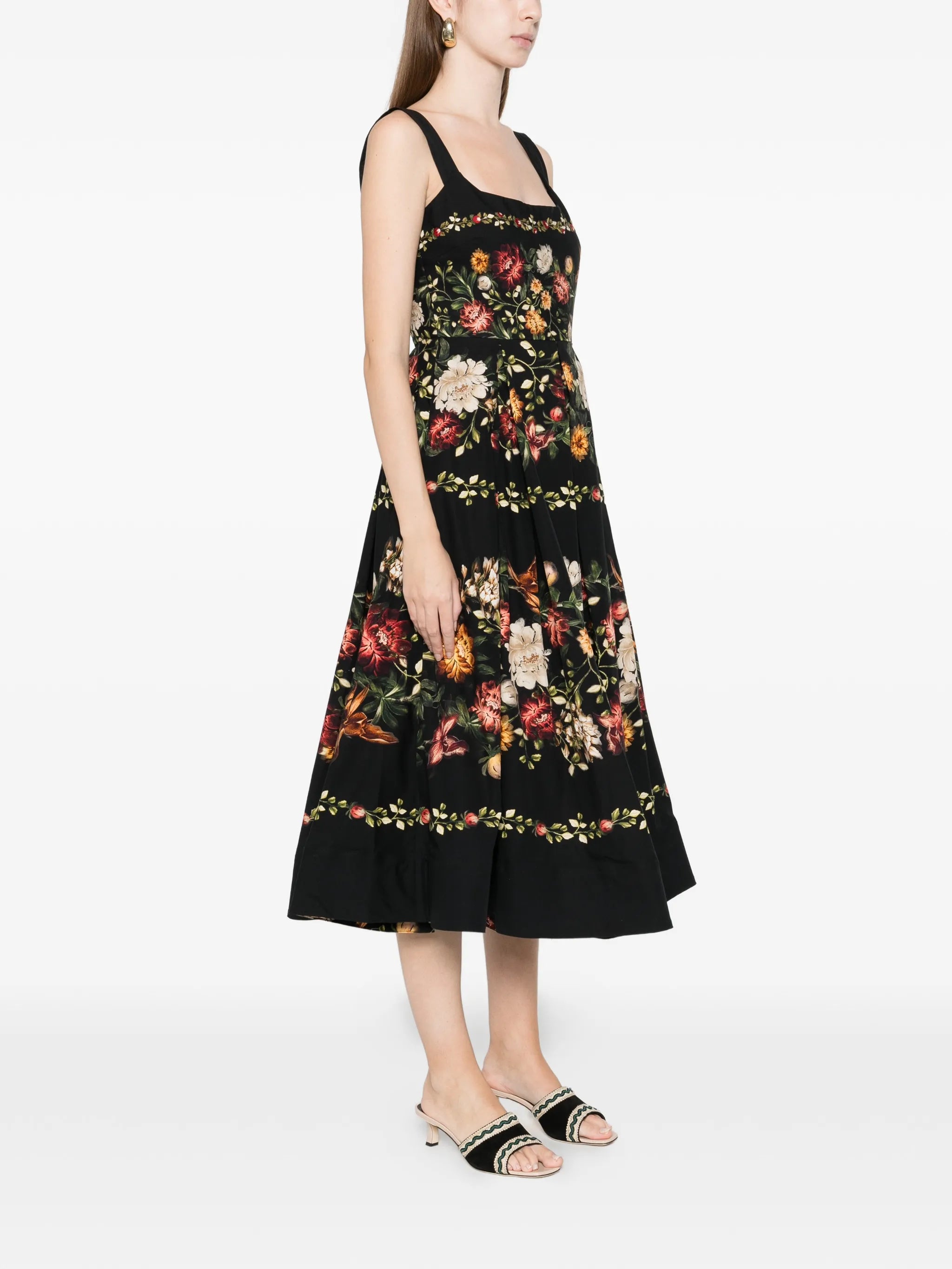 Alcaparra Paramo strappy floral dress