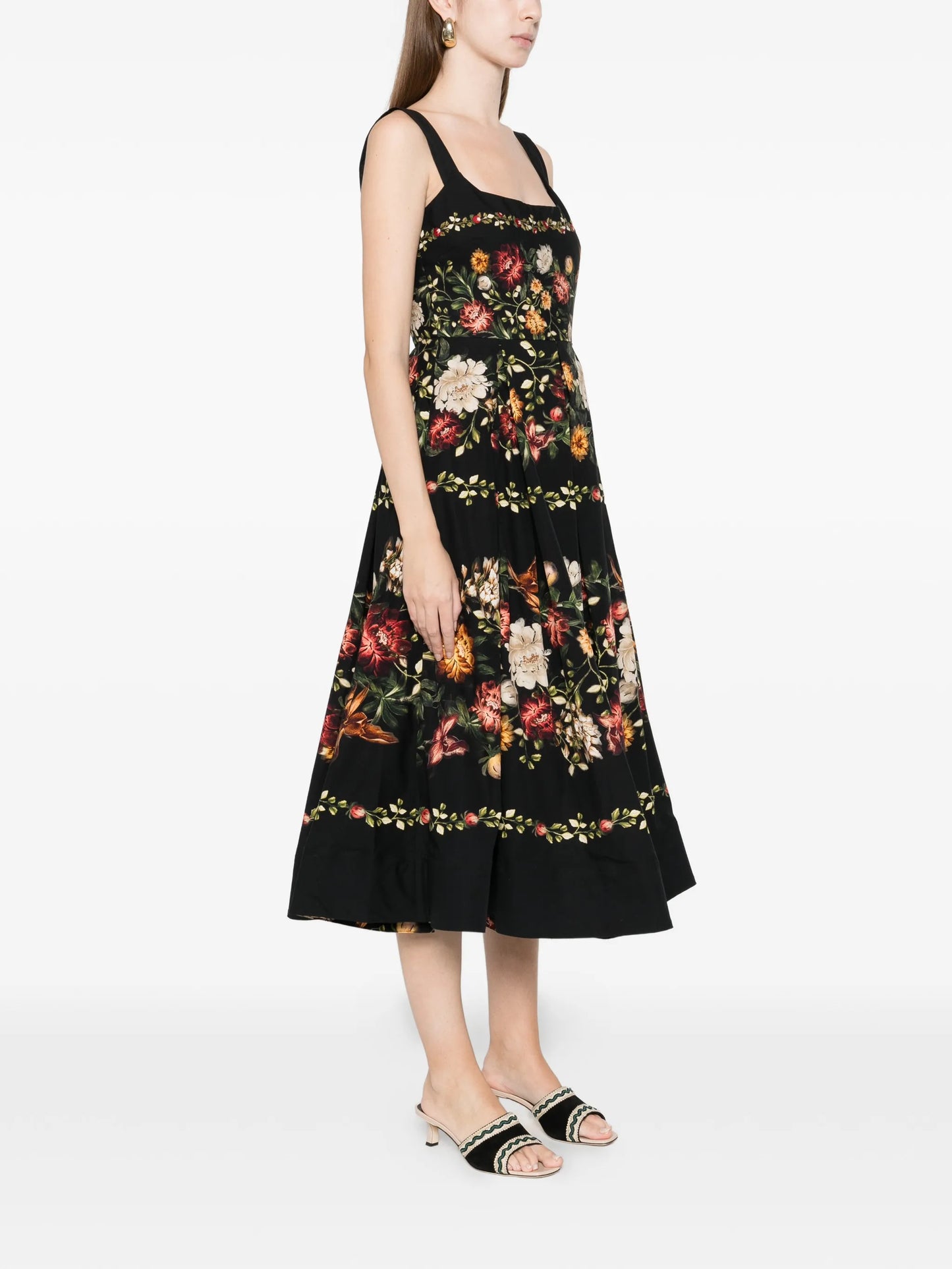 Alcaparra Paramo strappy floral dress