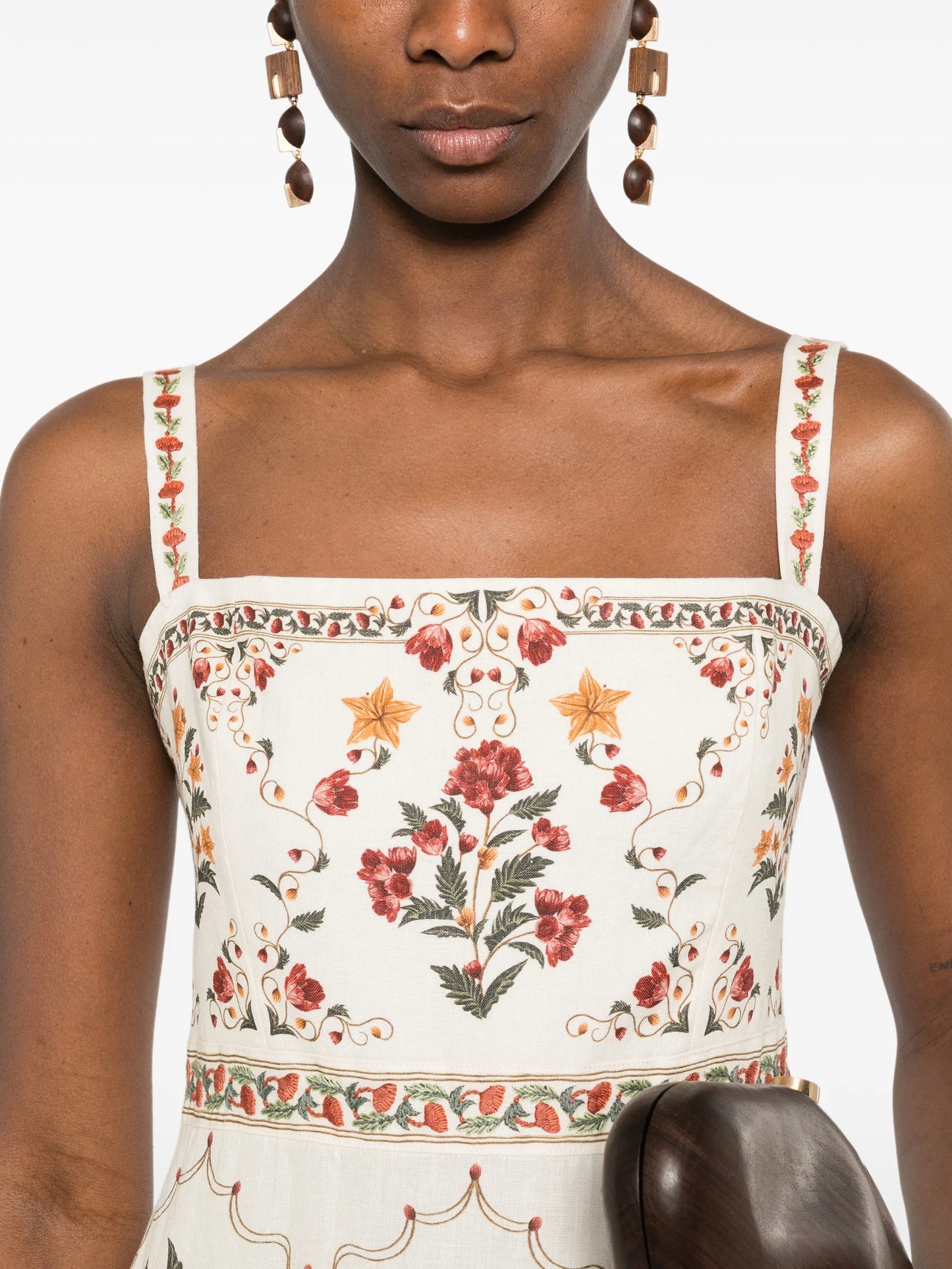 Lima floral maxi dress