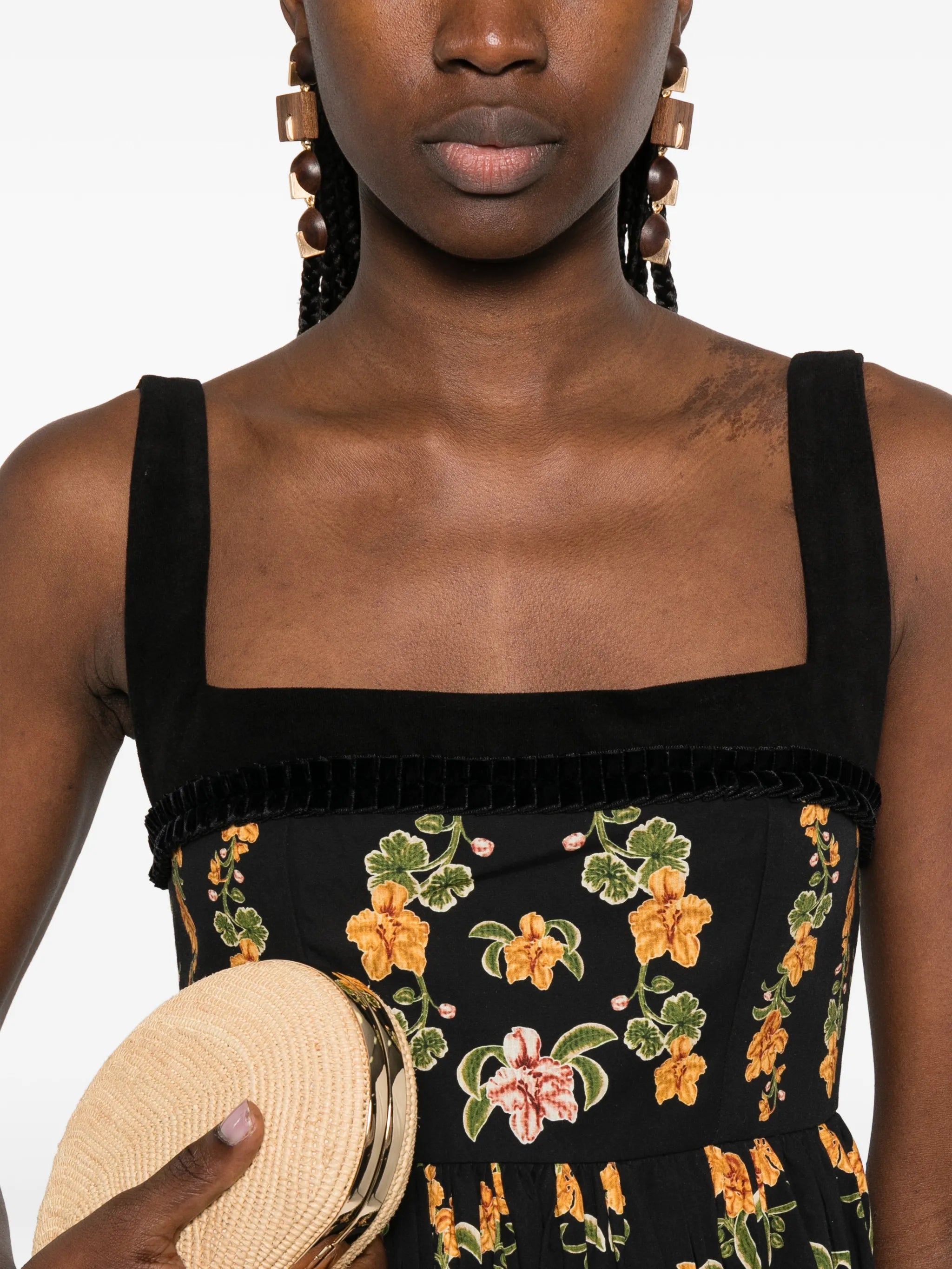 Barbara floral mini dress