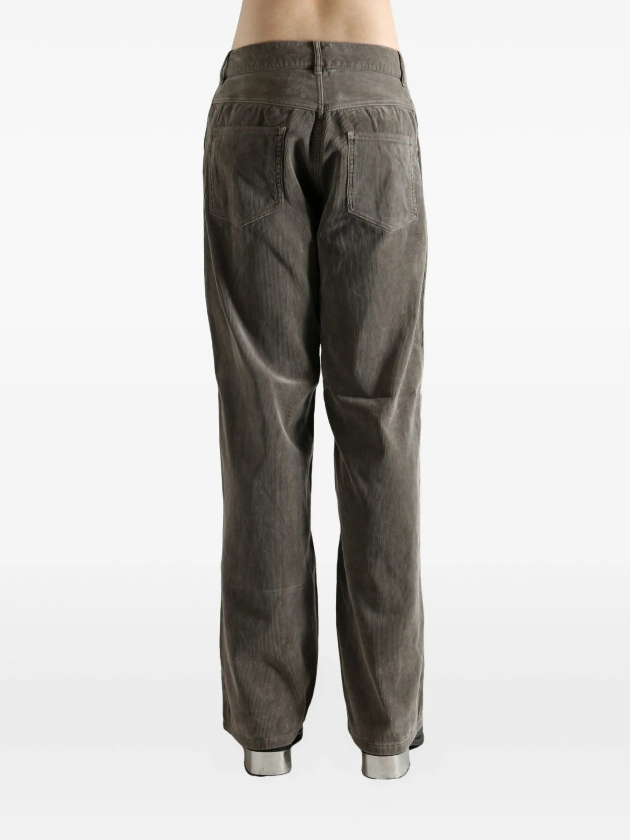 wide-leg corduroy trousers